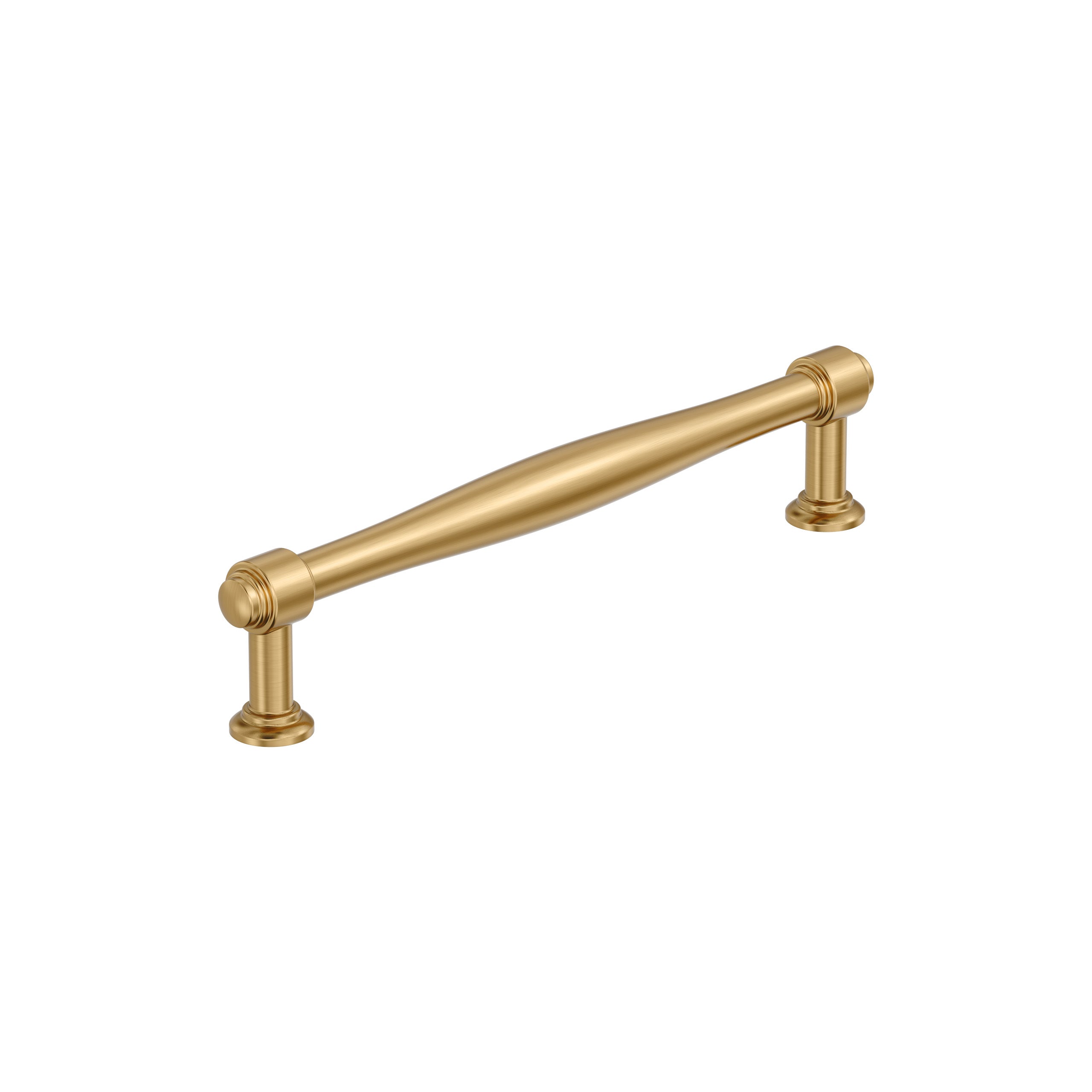 Enlivity 6-5/16 inch (160mm) Center-to-Center Champagne Bronze Cabinet Pull