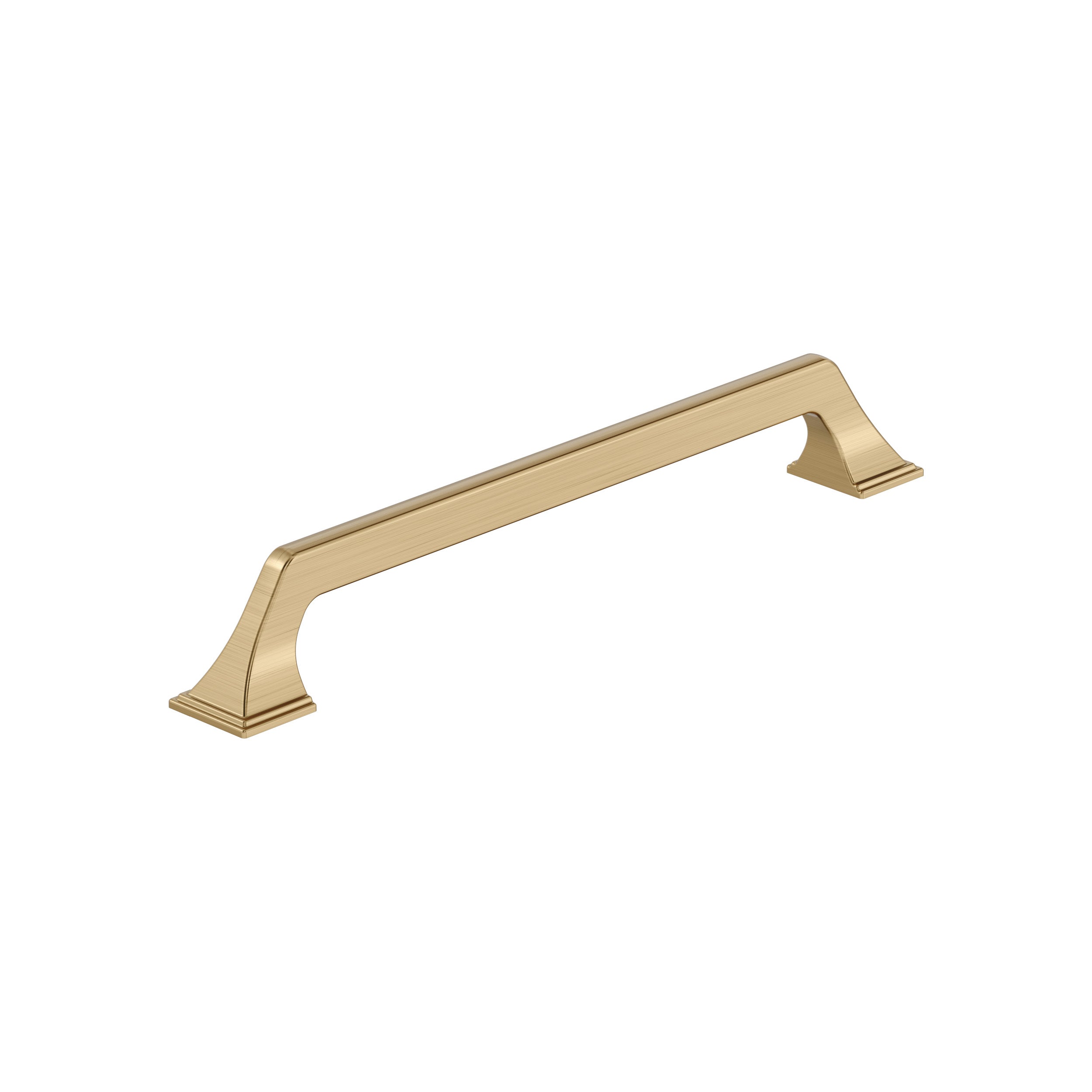 Exceed 7-9/16 inch (192mm) Center-to-Center Champagne Bronze Cabinet Pull