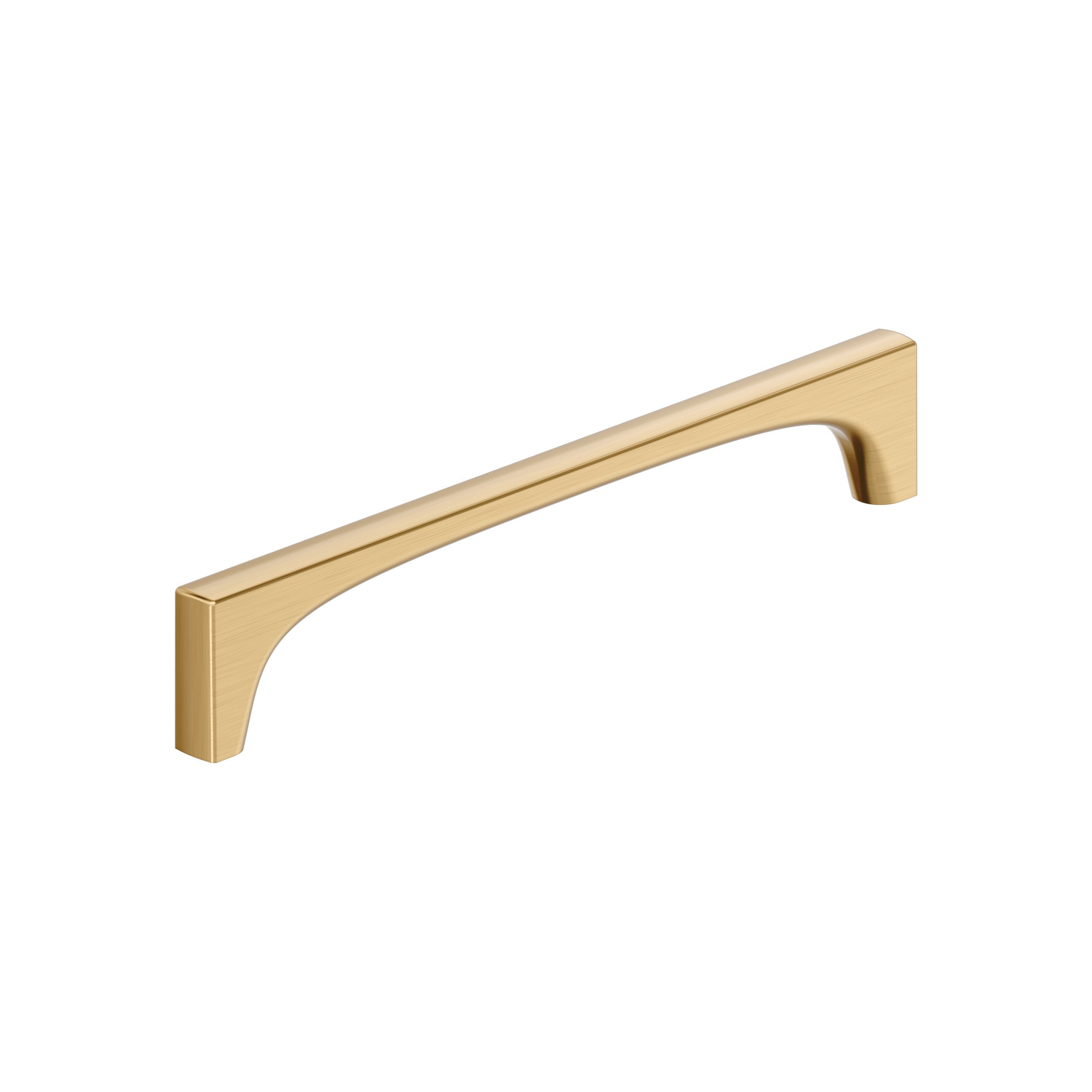 Merced 7-9/16 inch (192mm) Center-to-Center Champagne Bronze Cabinet Pull