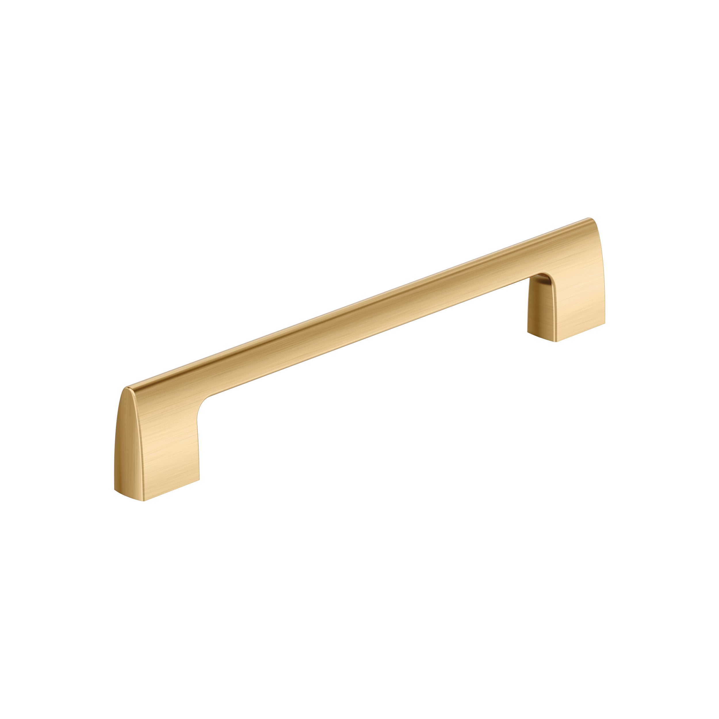 Riva 7-9/16 inch (192mm) Center-to-Center Champagne Bronze Cabinet Pull