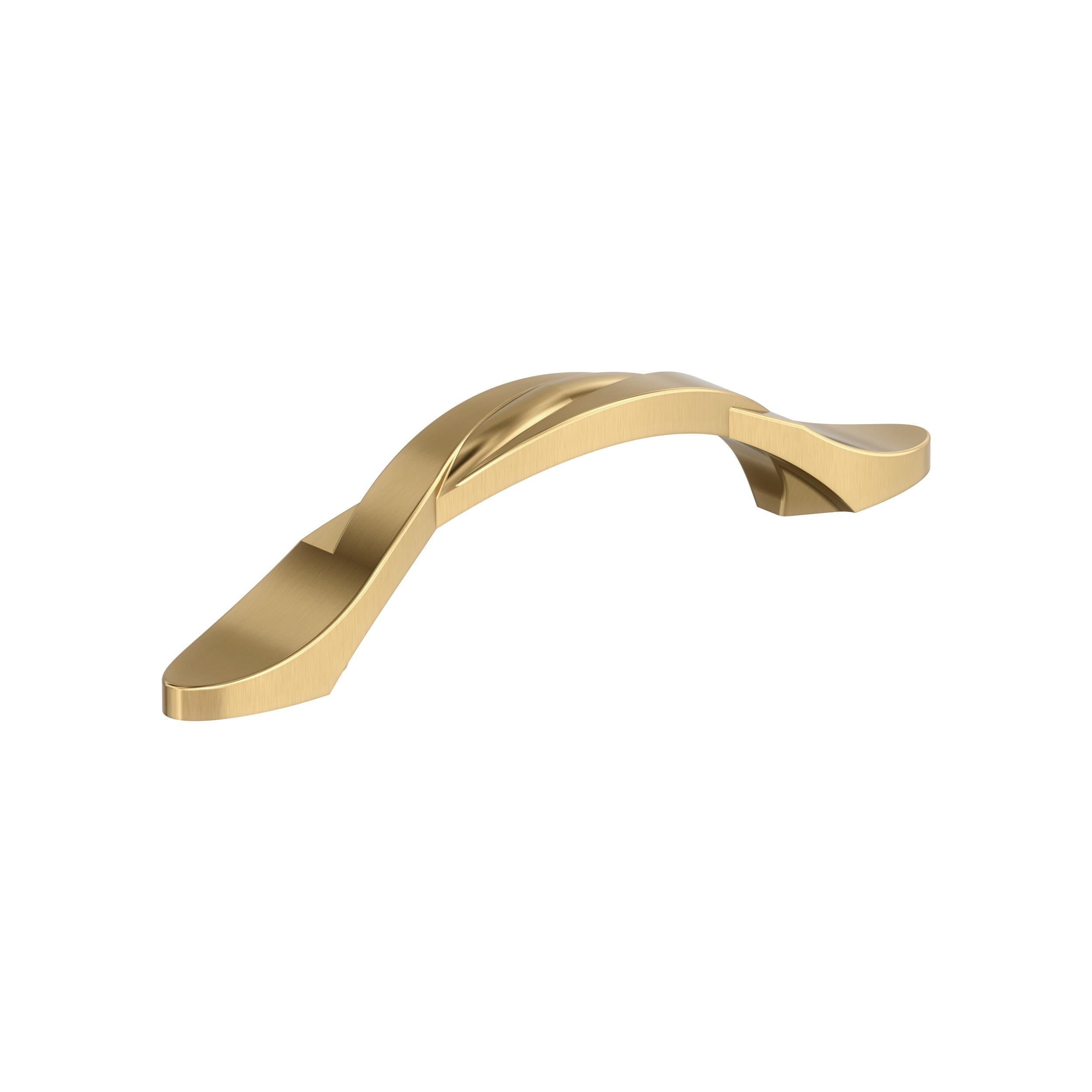 Intertwine 3 inch (76mm) Center-to-Center Champagne Bronze Cabinet Pull