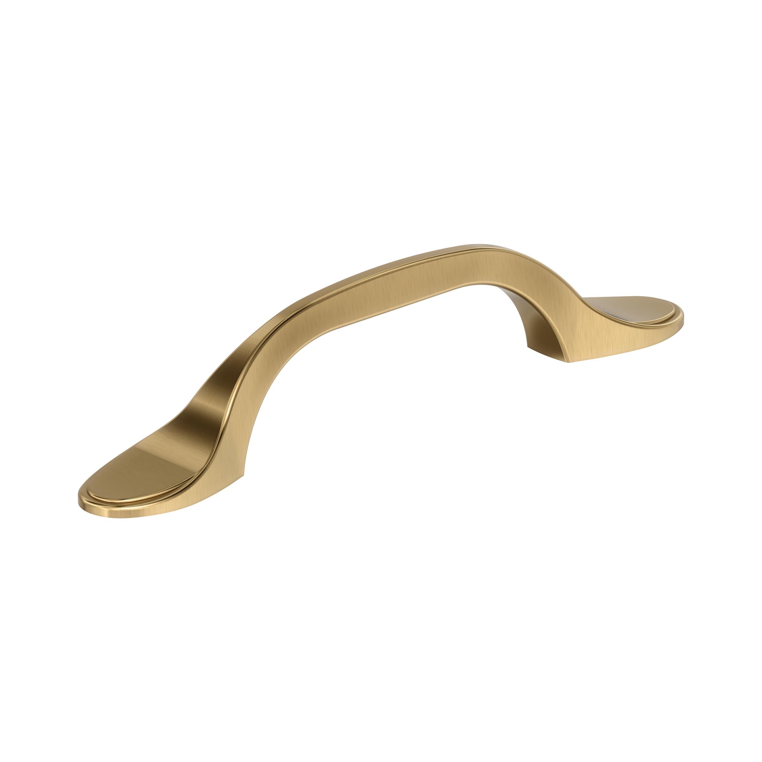 Ravino 3 inch (76mm) Center-to-Center Champagne Bronze Cabinet Pull