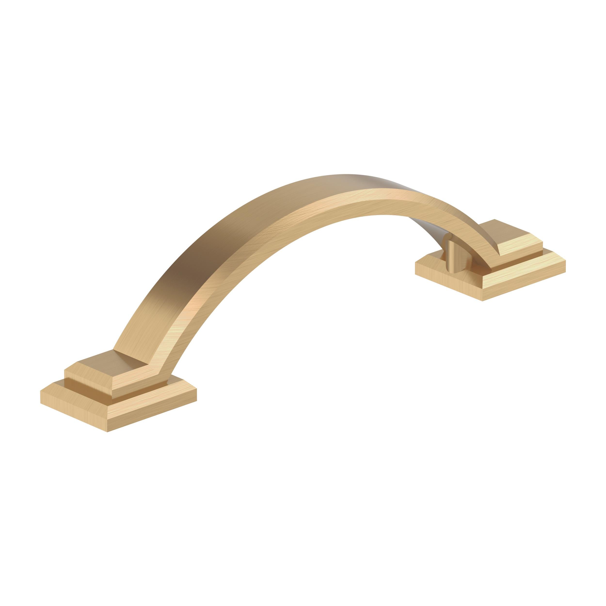 Sheffield 3 inch (76mm) Center-to-Center Champagne Bronze Cabinet Pull