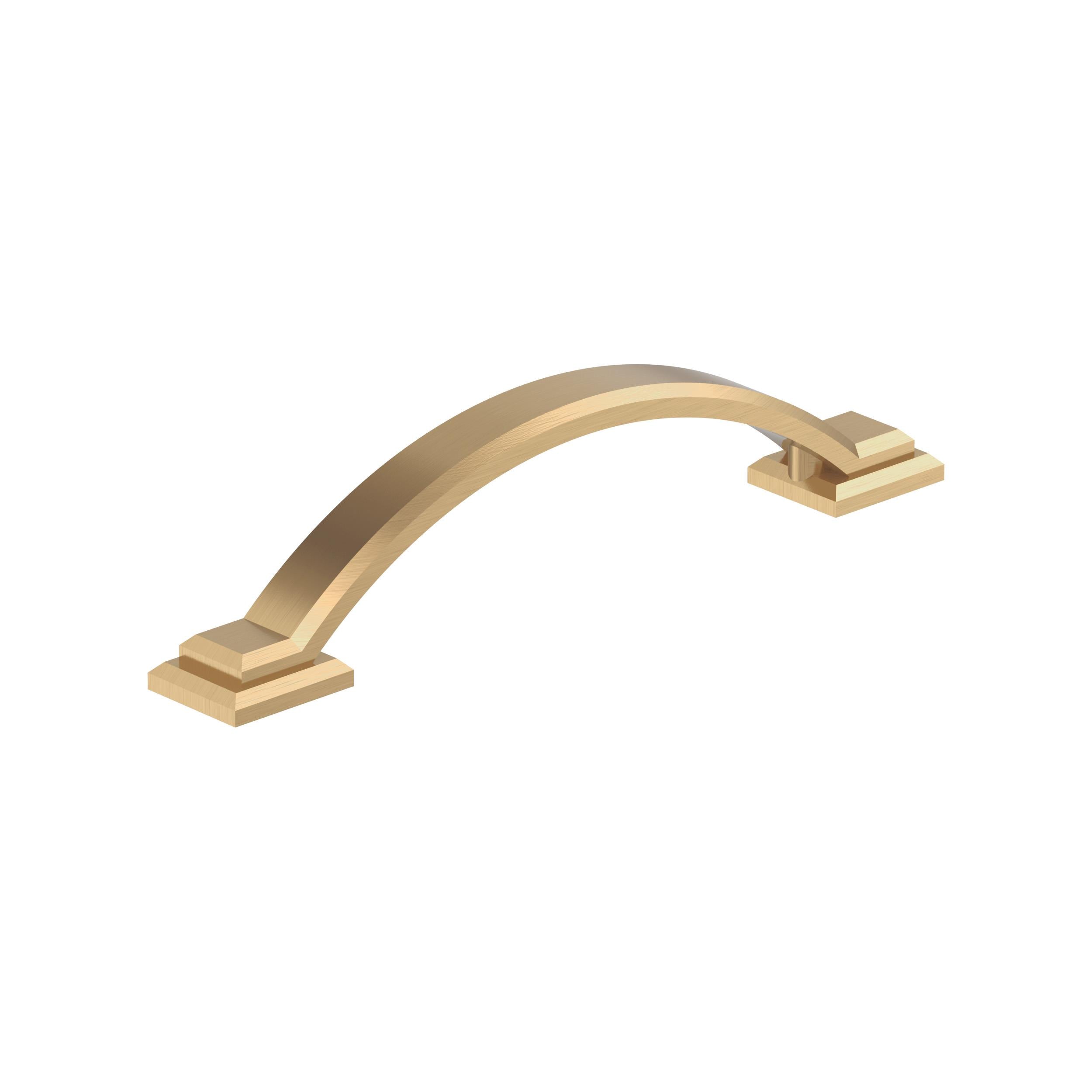 Sheffield 3-3/4 inch (96mm) Center-to-Center Champagne Bronze Cabinet Pull