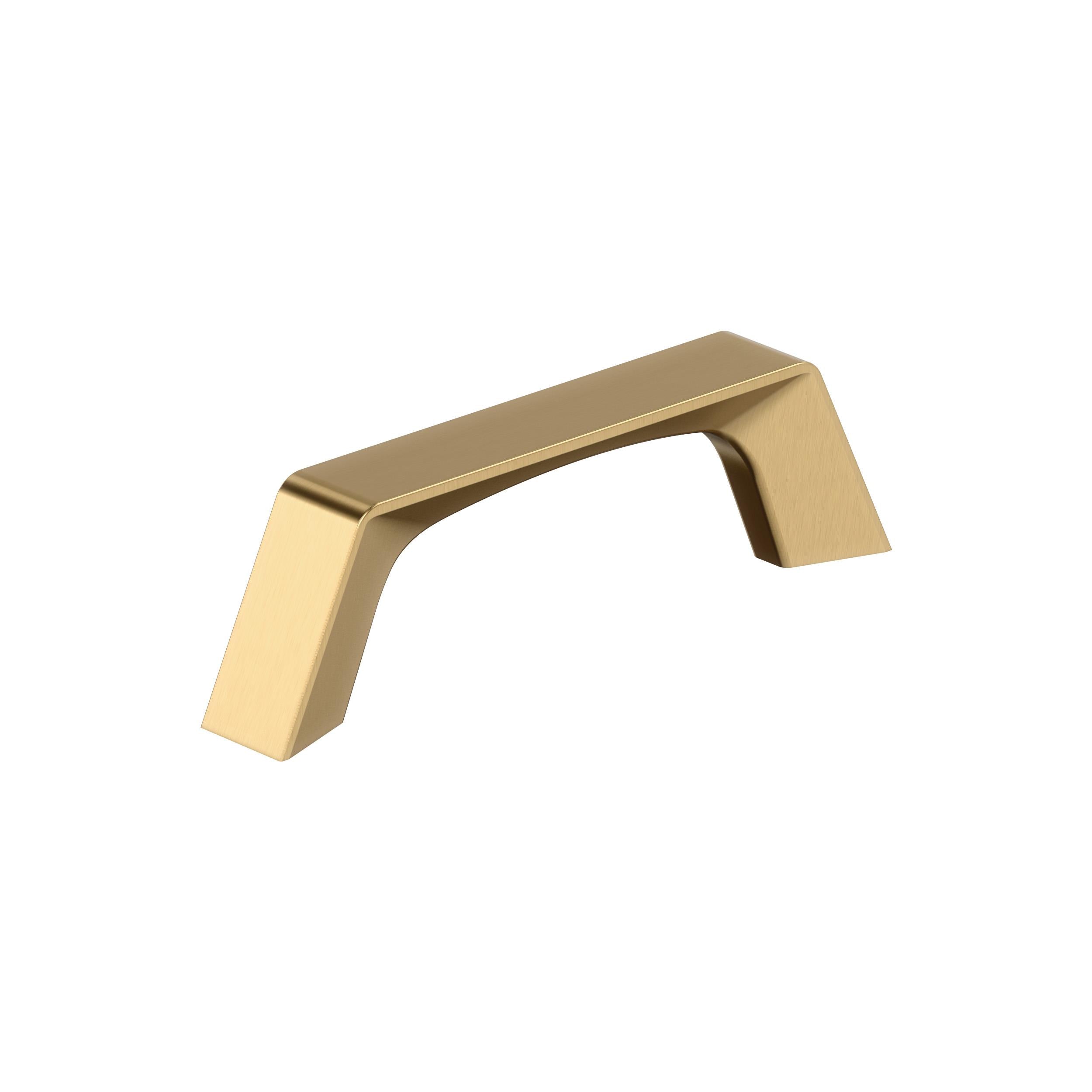 Evolve 3 inch (76mm) Center-to-Center Champagne Bronze Cabinet Pull