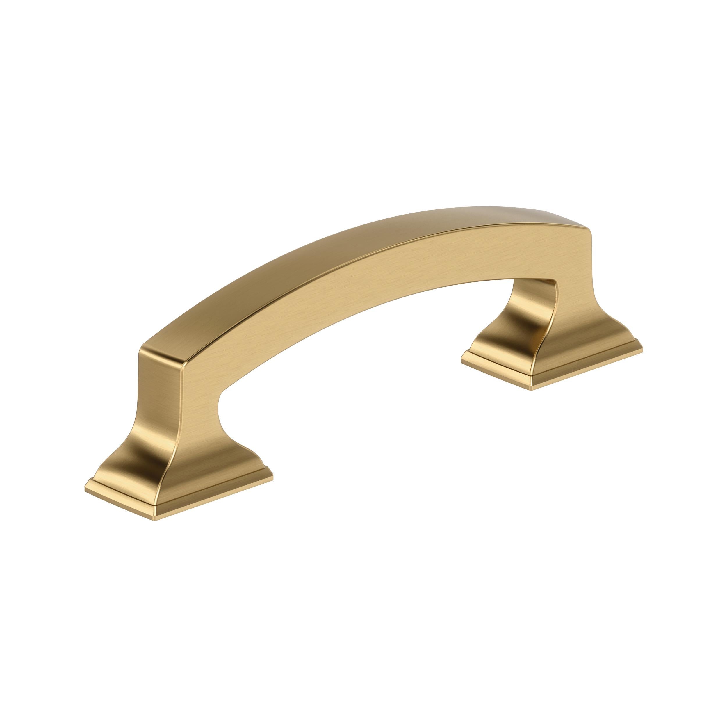 Incisive 3 inch (76mm) Center-to-Center Champagne Bronze Cabinet Pull