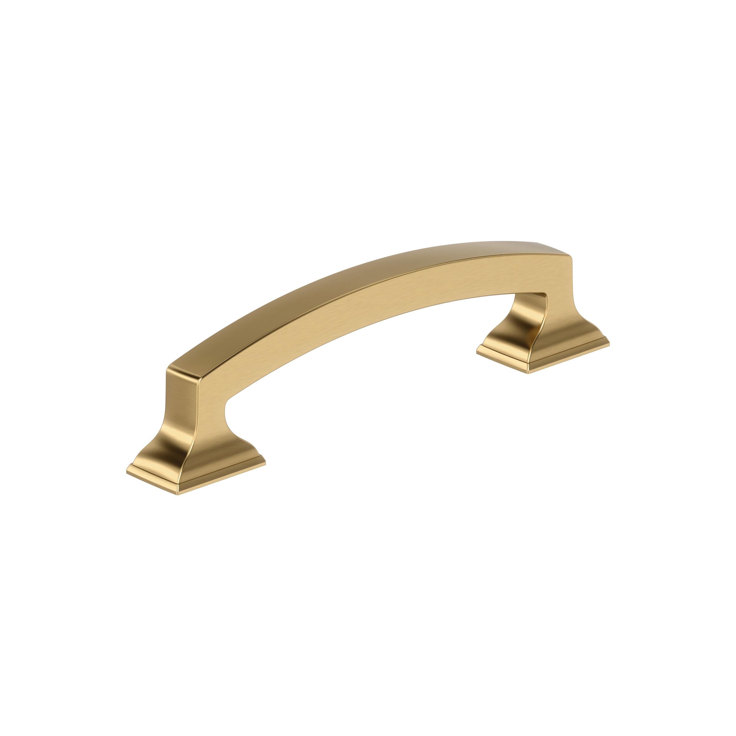 Incisive 3-3/4 inch (96mm) Center-to-Center Champagne Bronze Cabinet Pull