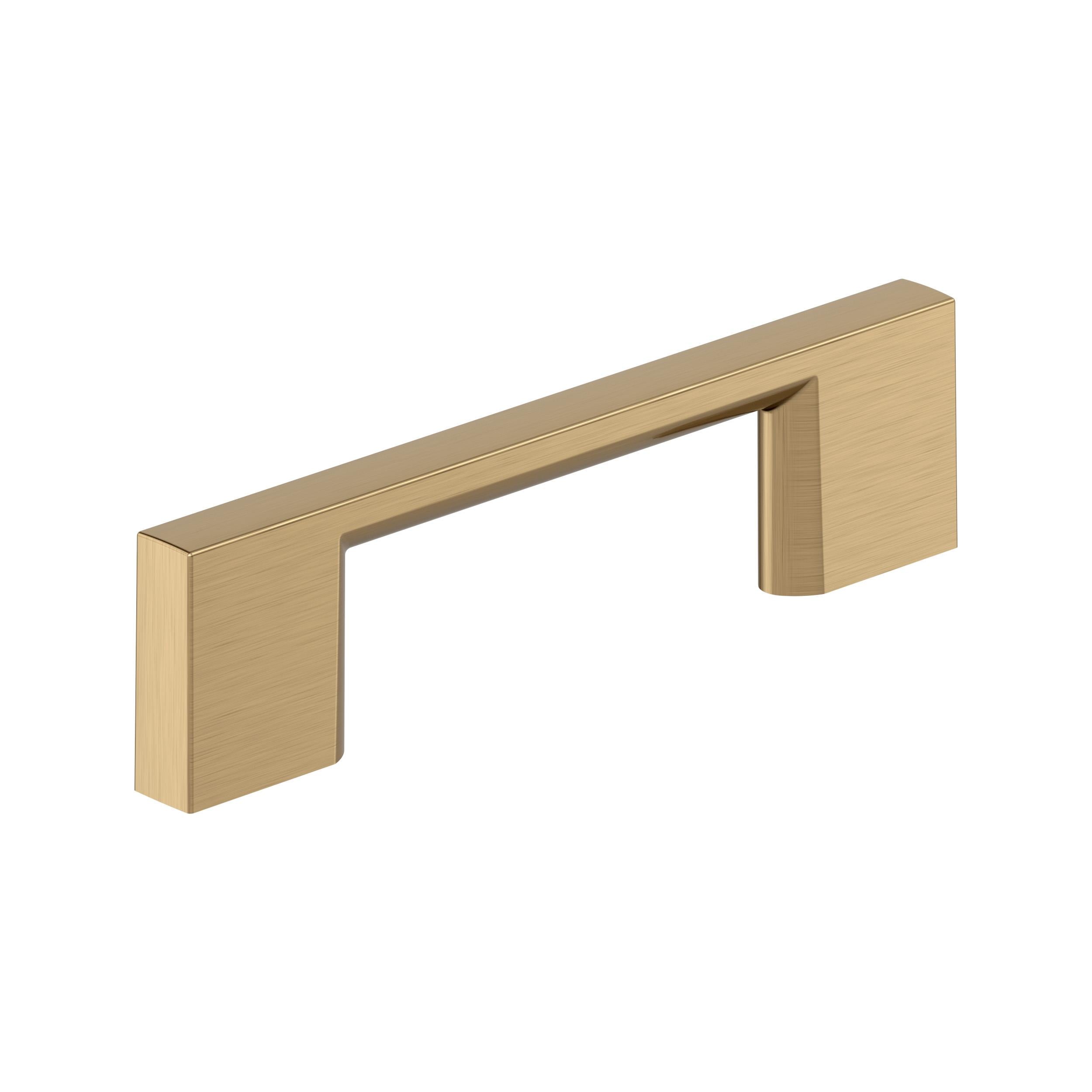 Cityscape 3 inch (76mm) Center-to-Center Champagne Bronze Cabinet Pull