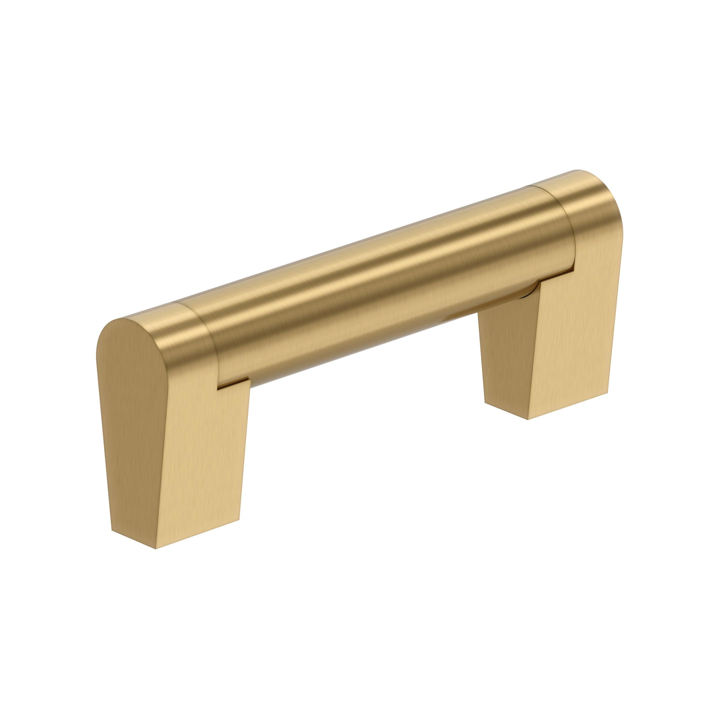 Composite 3 inch (76mm) Center-to-Center Champagne Bronze Cabinet Pull