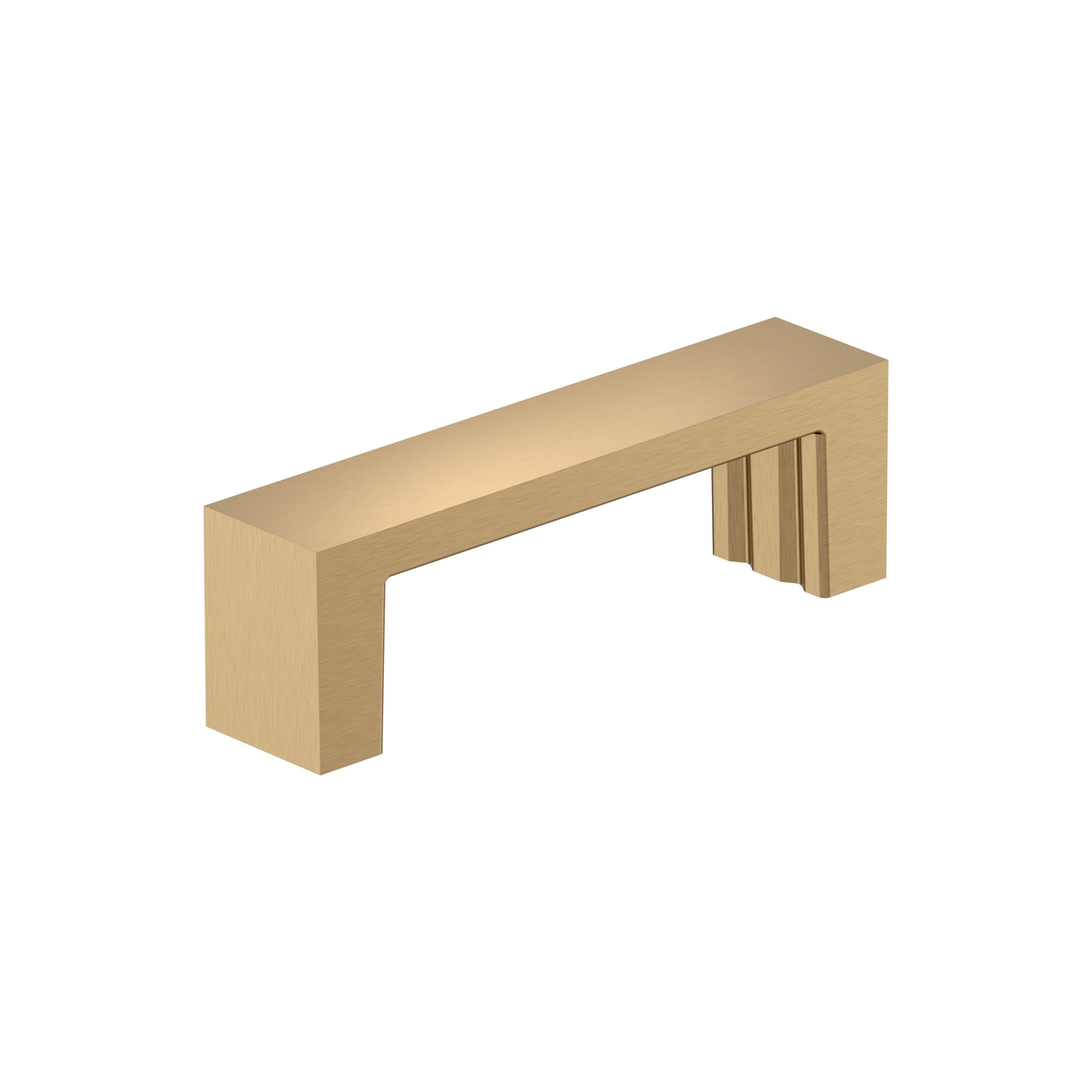 Augment 3 inch (76mm) Center-to-Center Champagne Bronze Cabinet Pull