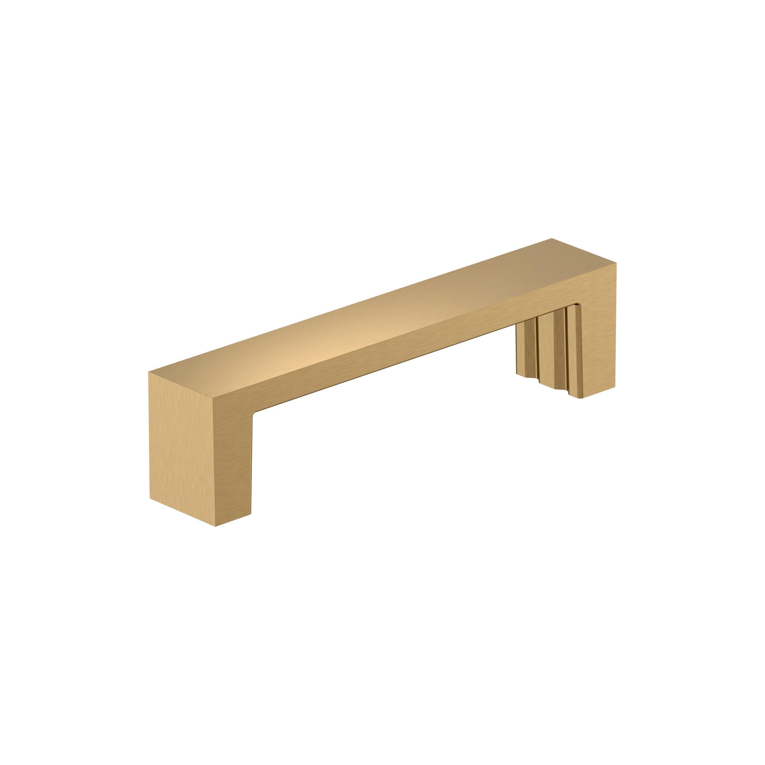 Augment 3-3/4 inch (96mm) Center-to-Center Champagne Bronze Cabinet Pull