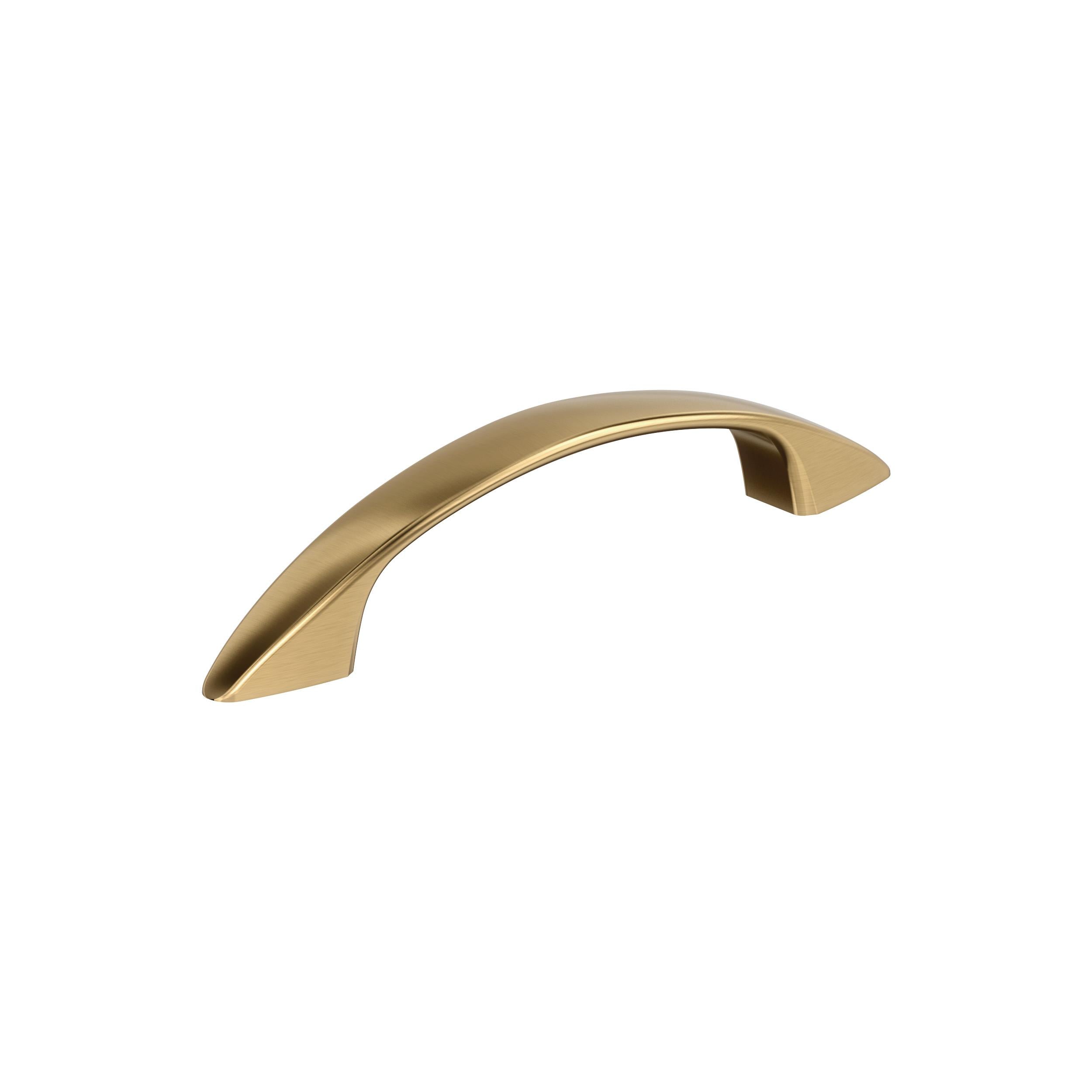 Arc 3 inch (76mm) Center-to-Center Champagne Bronze Cabinet Pull