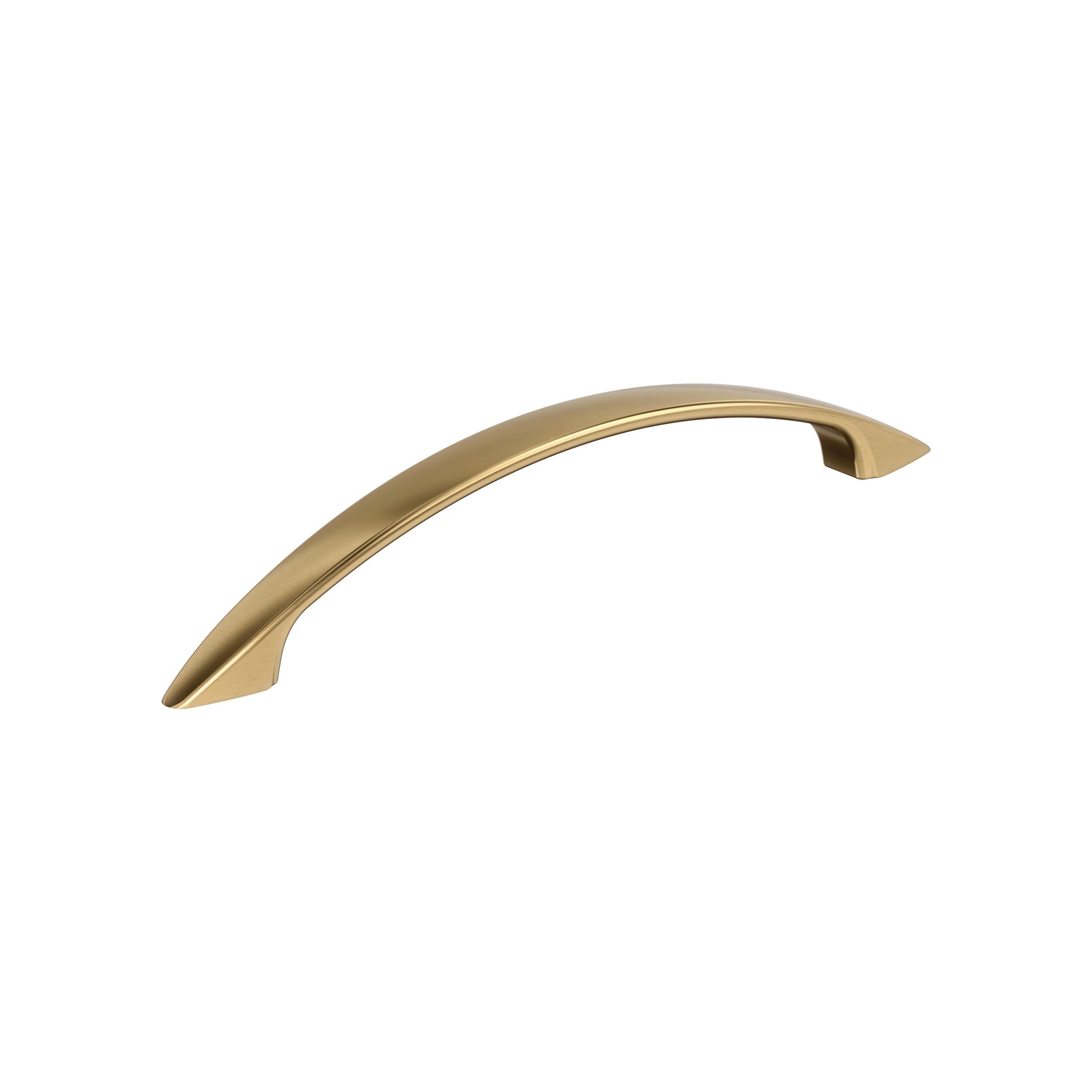 Arc 5-1/16 inch (128mm) Center-to-Center Champagne Bronze Cabinet Pull