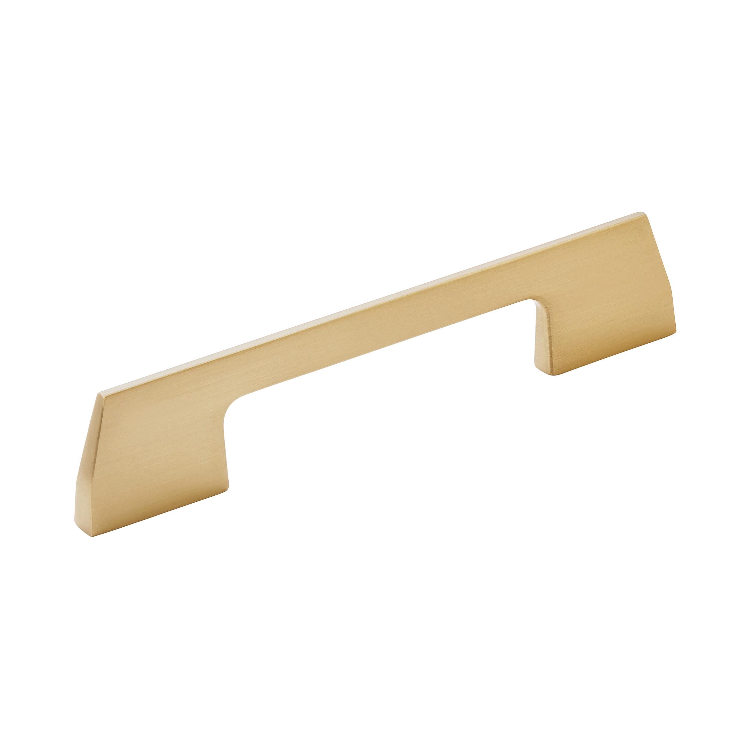 Angle 3-3/4 inch (96mm) Center-to-Center Champagne Bronze Cabinet Pull