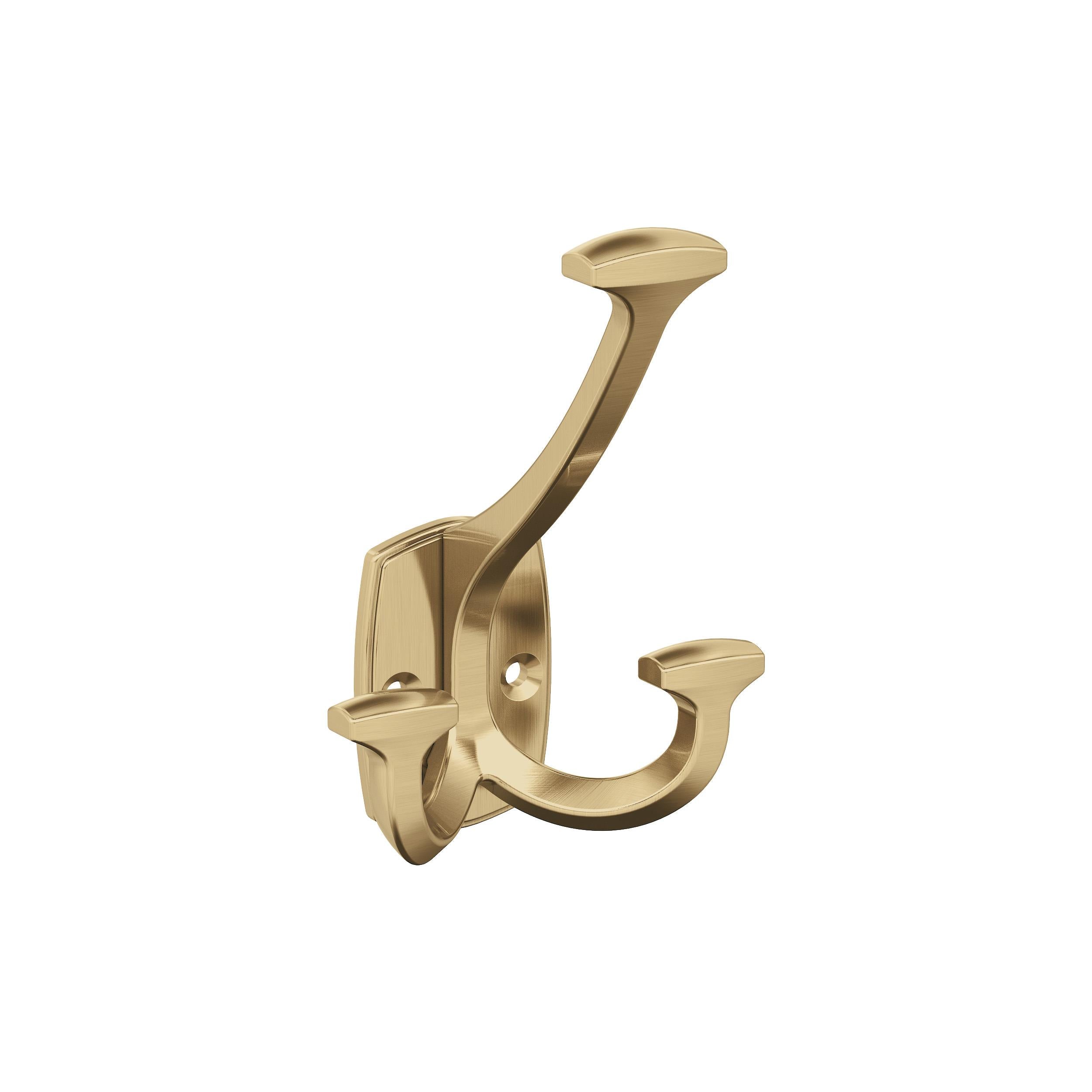 Vicinity Triple Prong Champagne Bronze Decorative Wall Hook