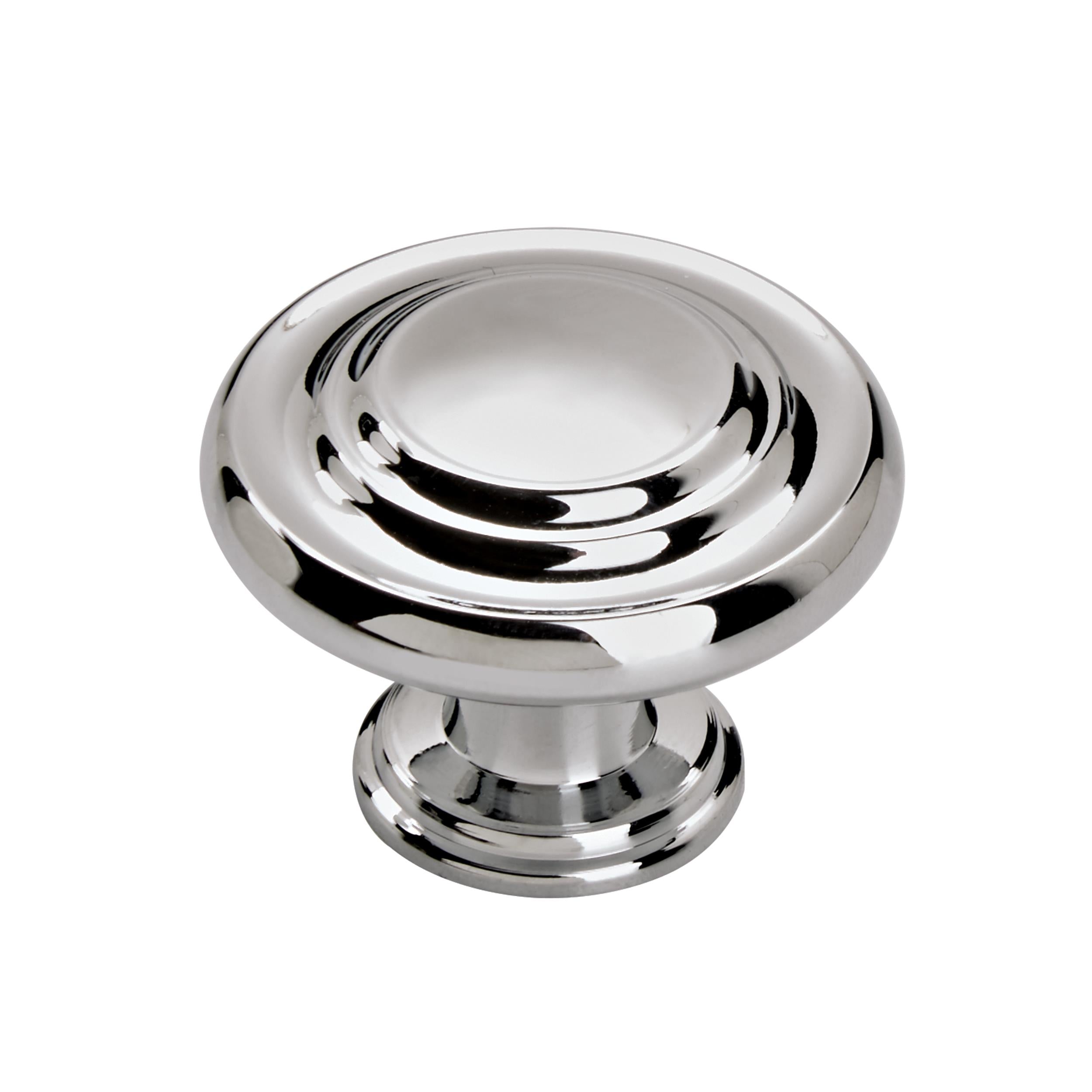 Inspirations 1-5/16 inch (33mm) Diameter Polished Chrome Cabinet Knob