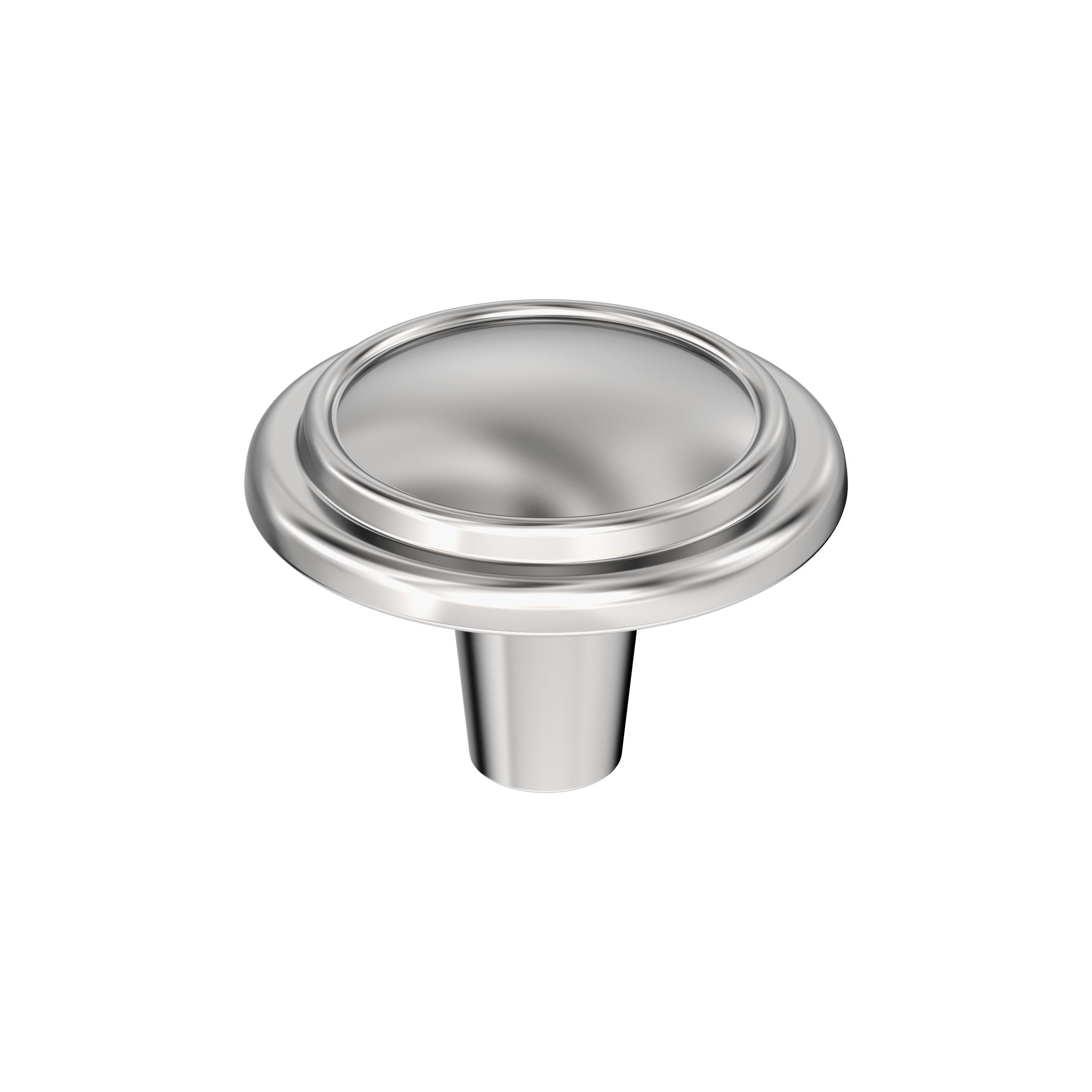 Hatfield 1-1/4 inch (32mm) Diameter Polished Chrome Cabinet Knob