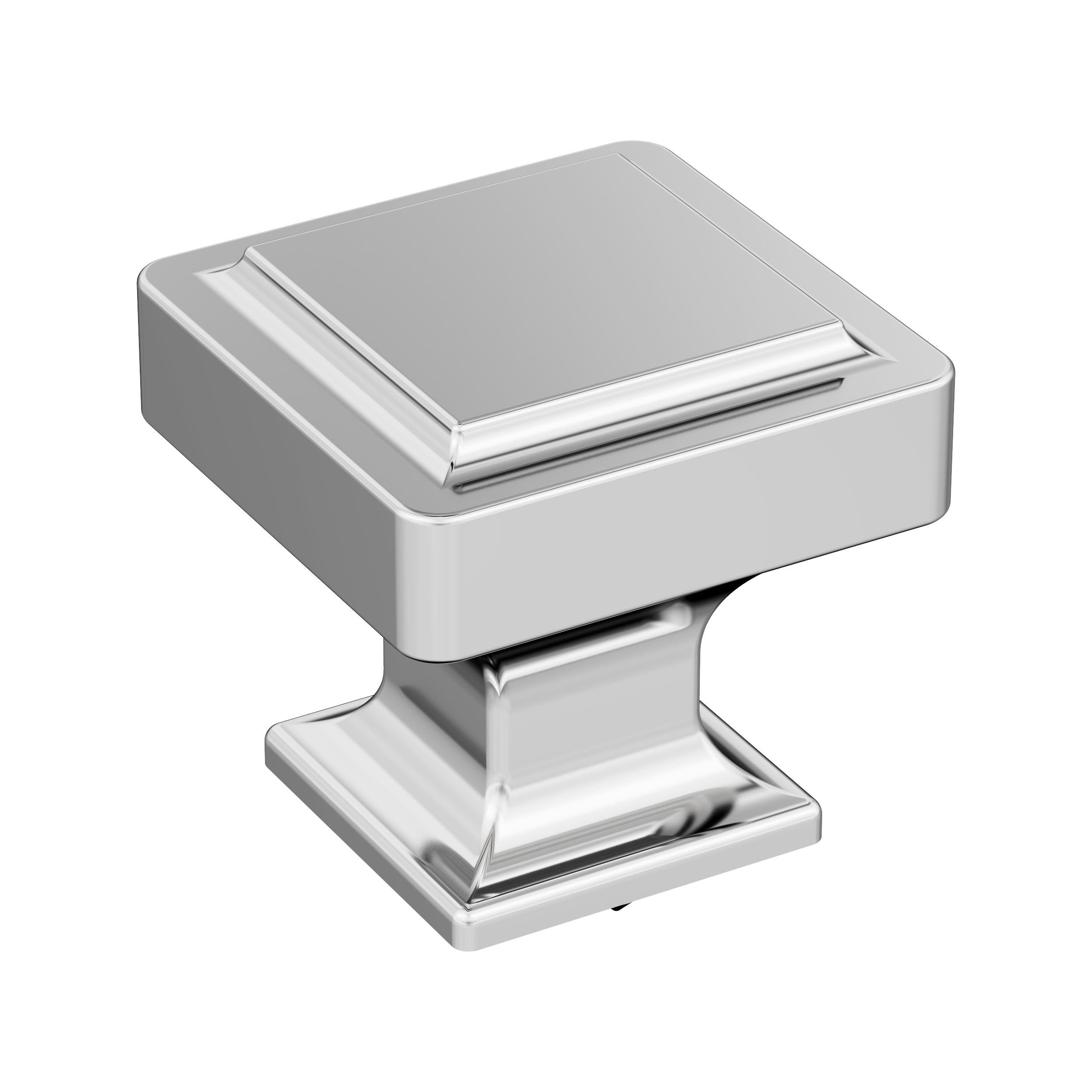 Eleva 1-3/16 inch (30mm) Length Polished Chrome Cabinet Knob