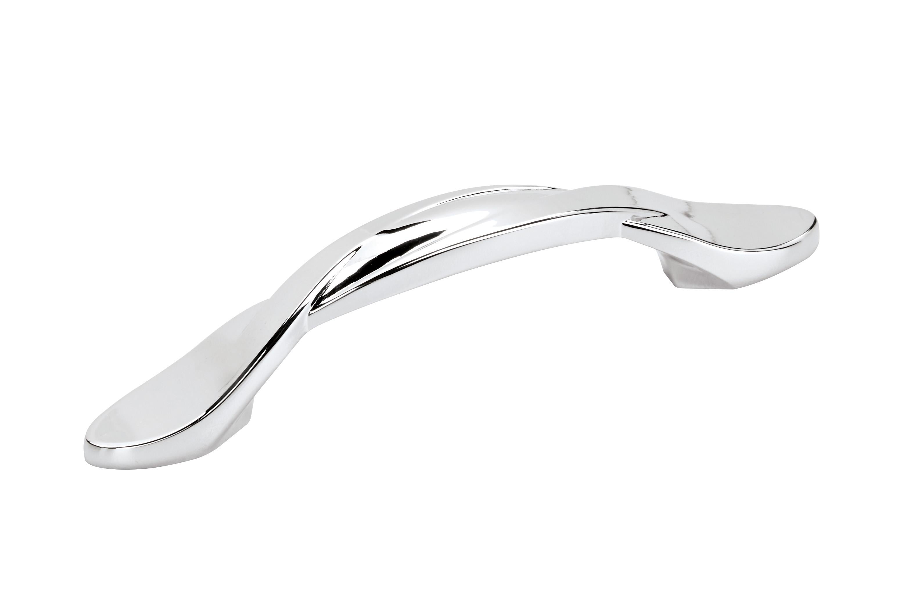 Intertwine 3 inch (76mm) Center-to-Center Polished Chrome Cabinet Pull