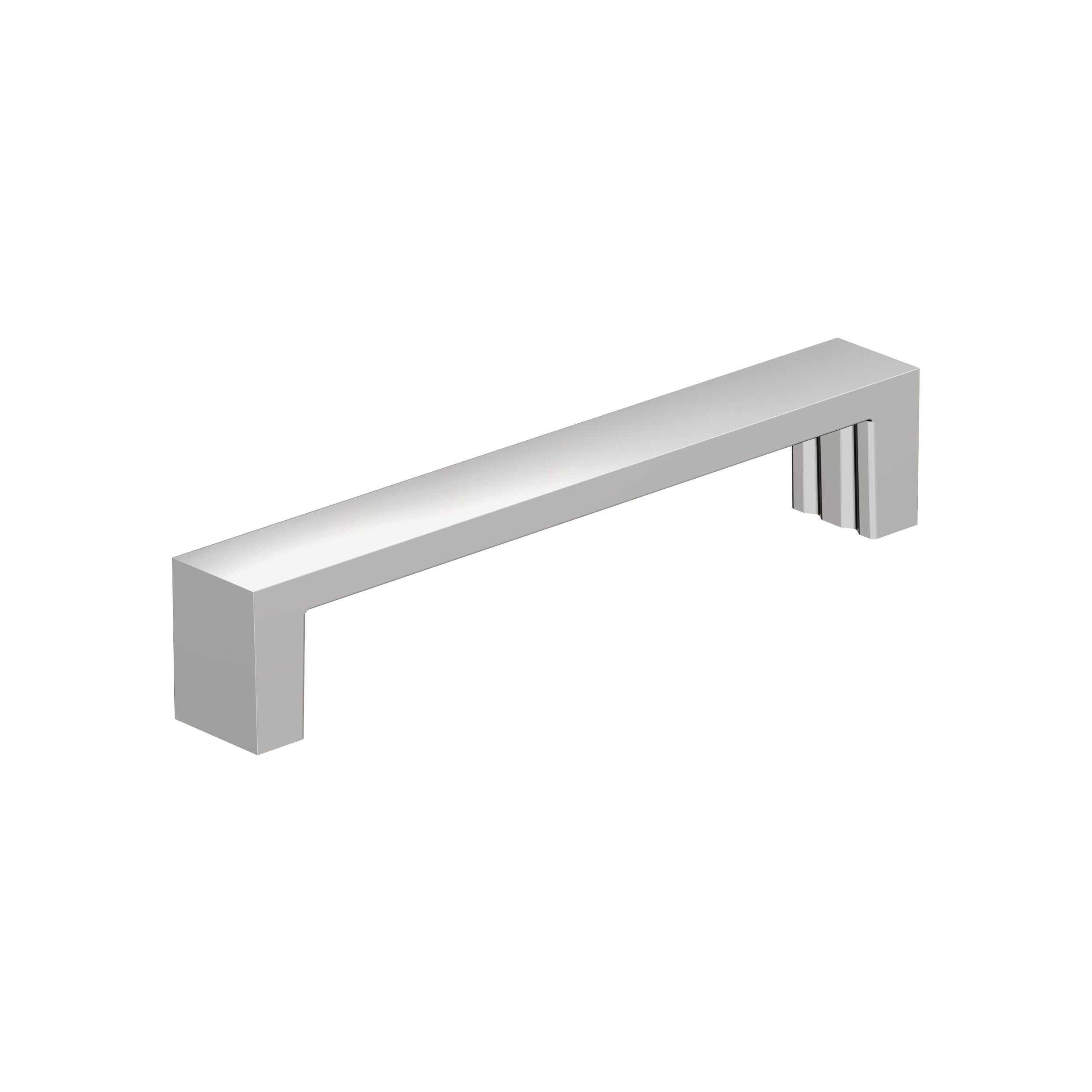 Augment 5-1/16 inch (128mm) Center-to-Center Polished Chrome Cabinet Pull