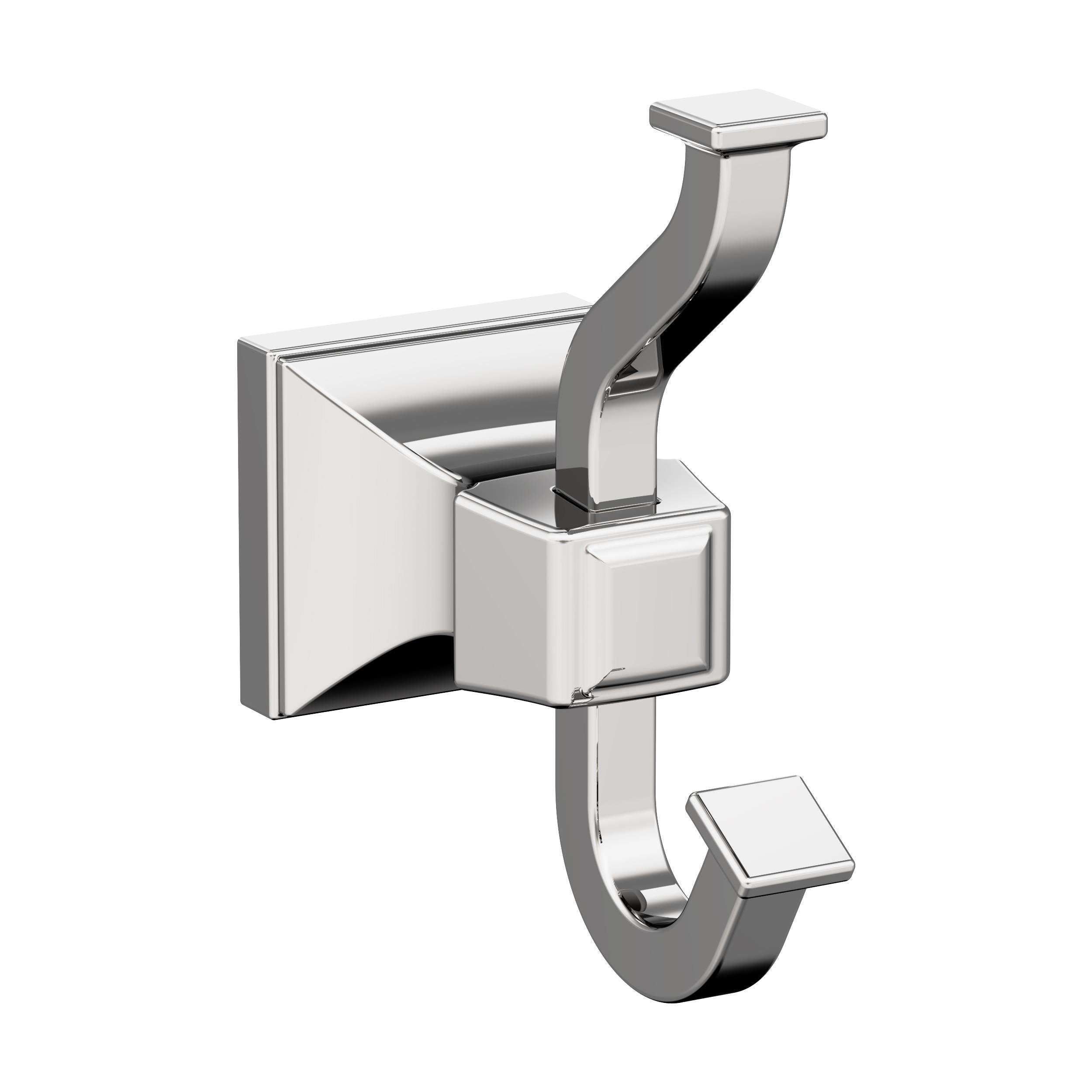 Mulholland Chrome Double Prong Robe Hook
