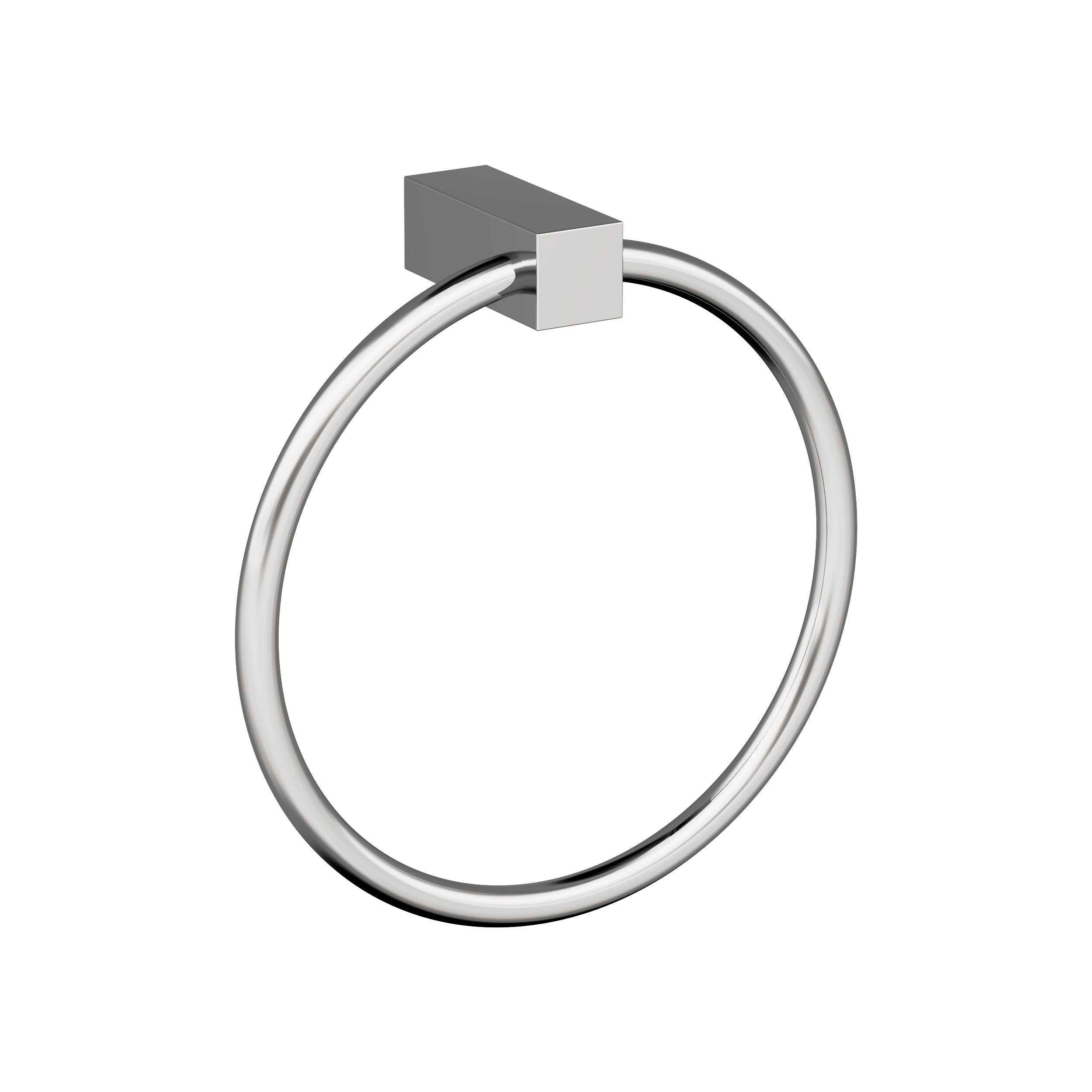 Monument Chrome Closed Towel Ring