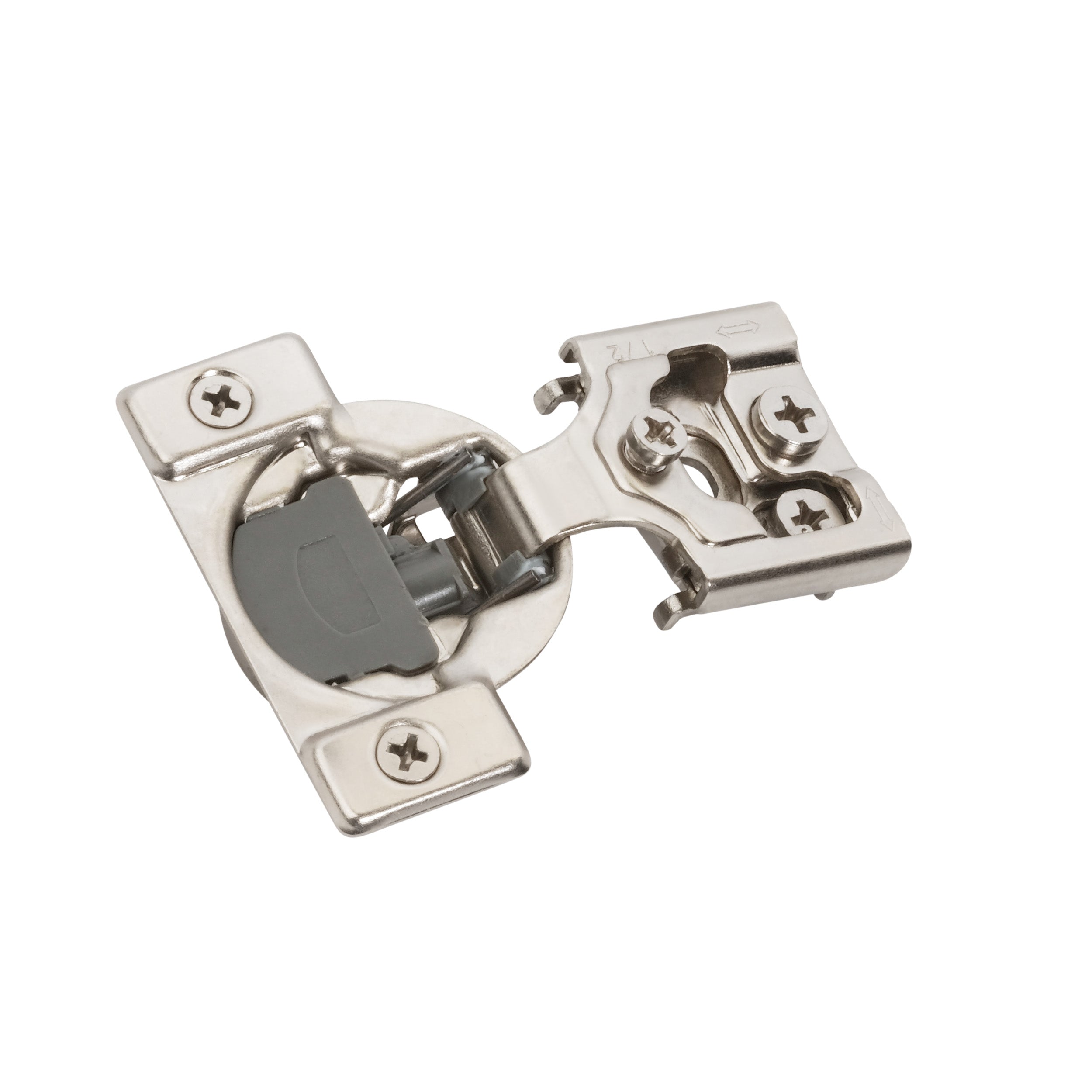 1/2 inch (13mm) Overlay Face Frame Soft-Close Concealed Cabinet Hinge - 1 Pair