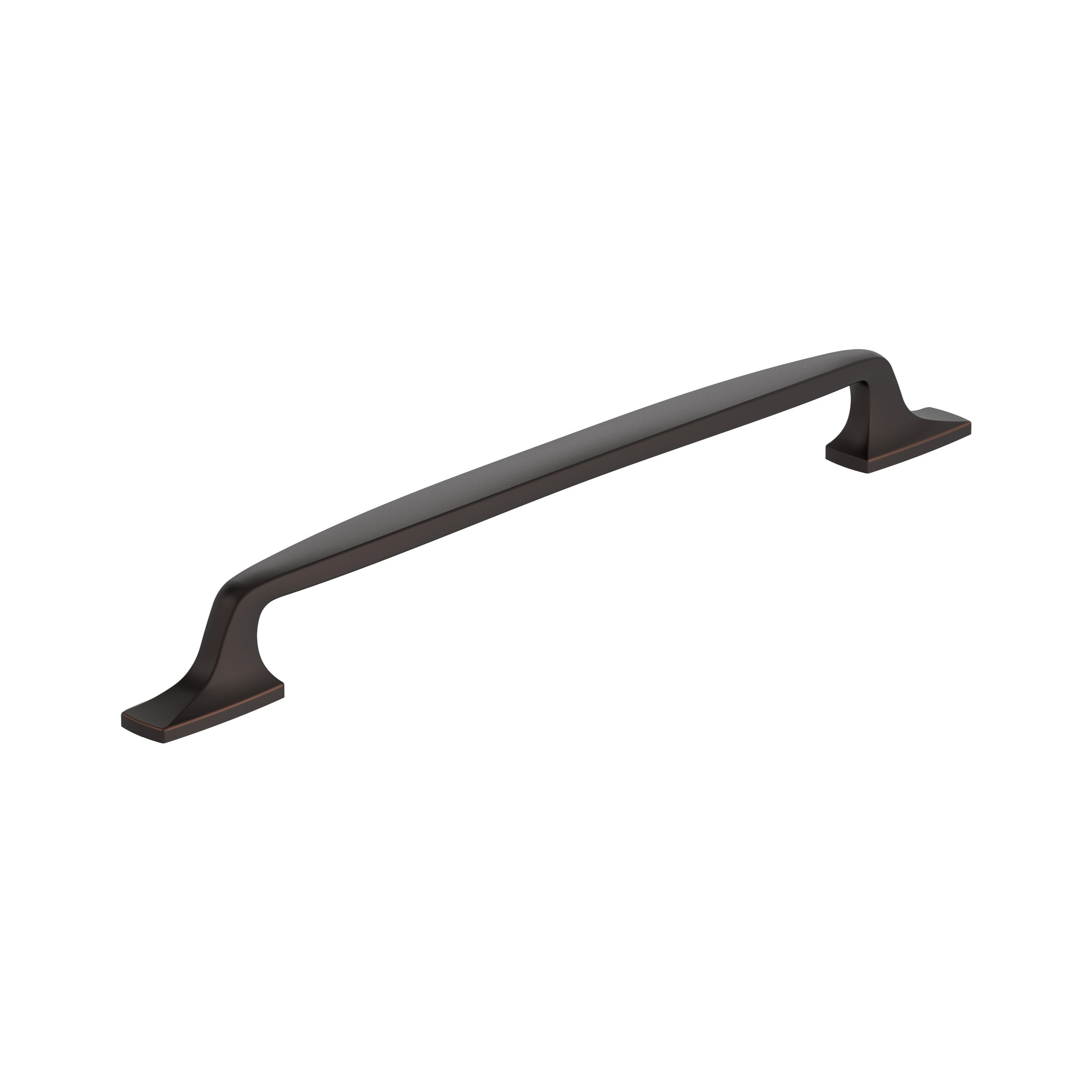 Highland Ridge 10-1/16 inch (256mm) Center-to-Center Dark Oiled Bronze Cabinet Pull