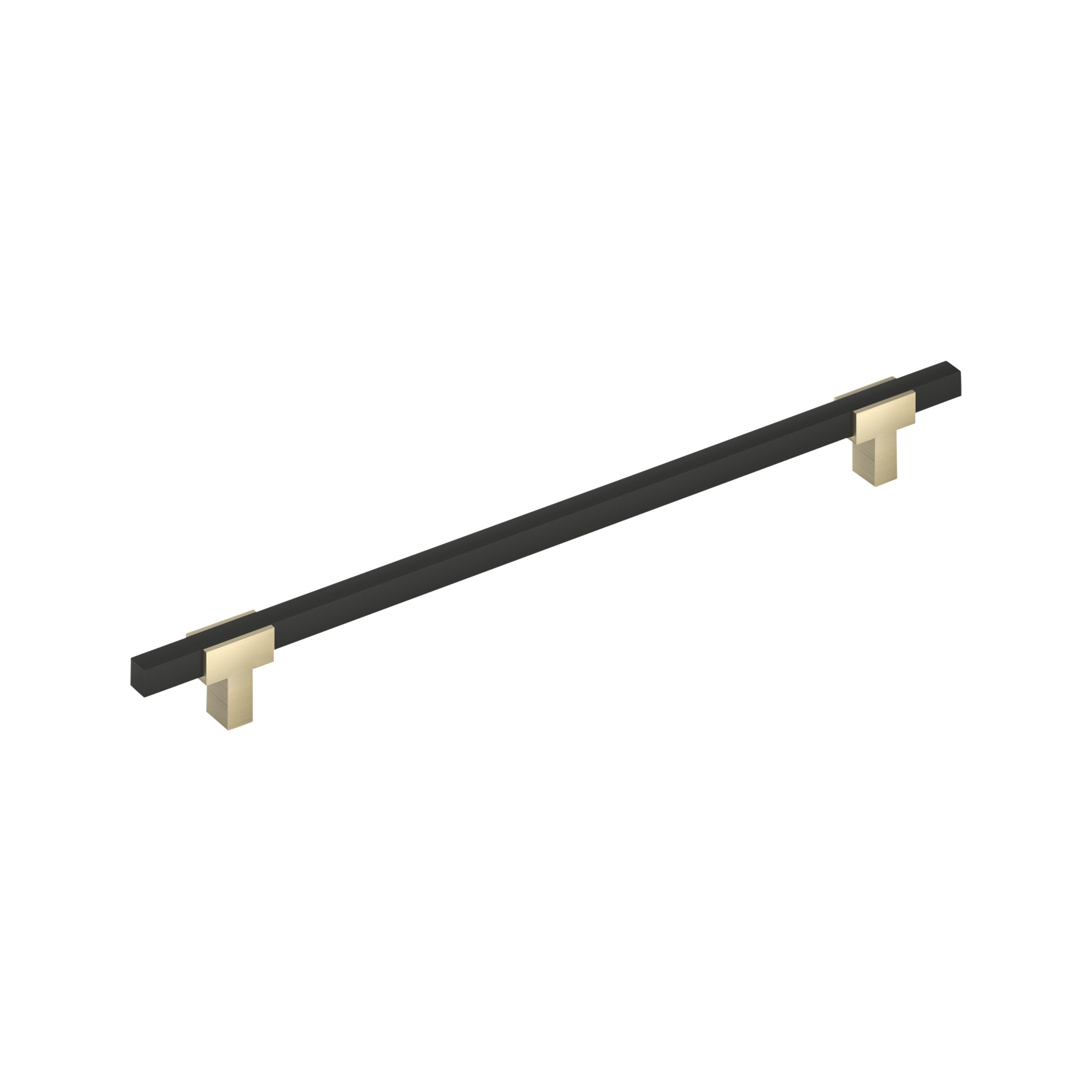 Urbanite 18 inch (457mm) Center-to-Center Golden Champagne/Matte Black Appliance Pull