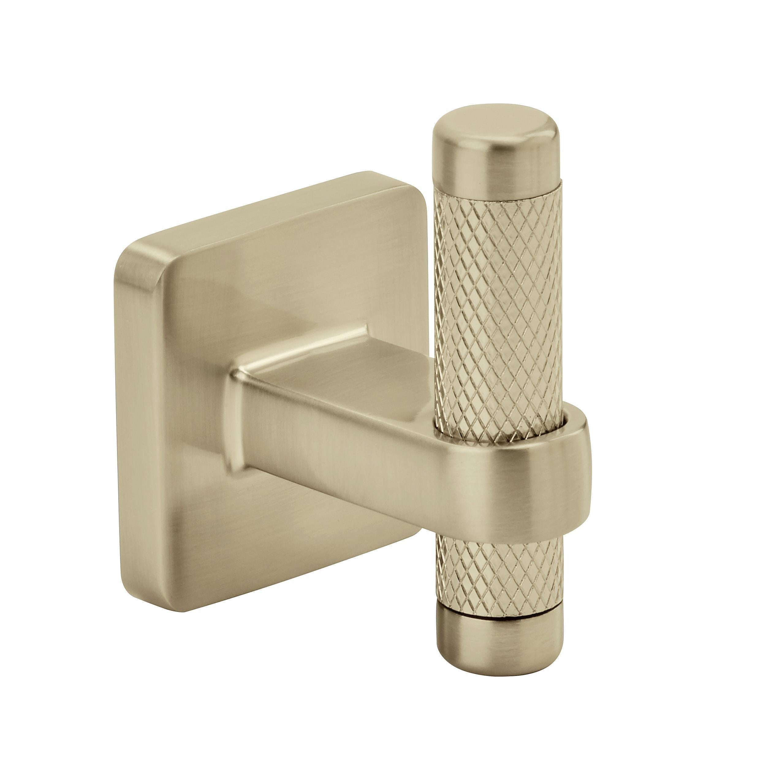 Bronx Contemporary Single Prong Golden Champagne Wall Hook