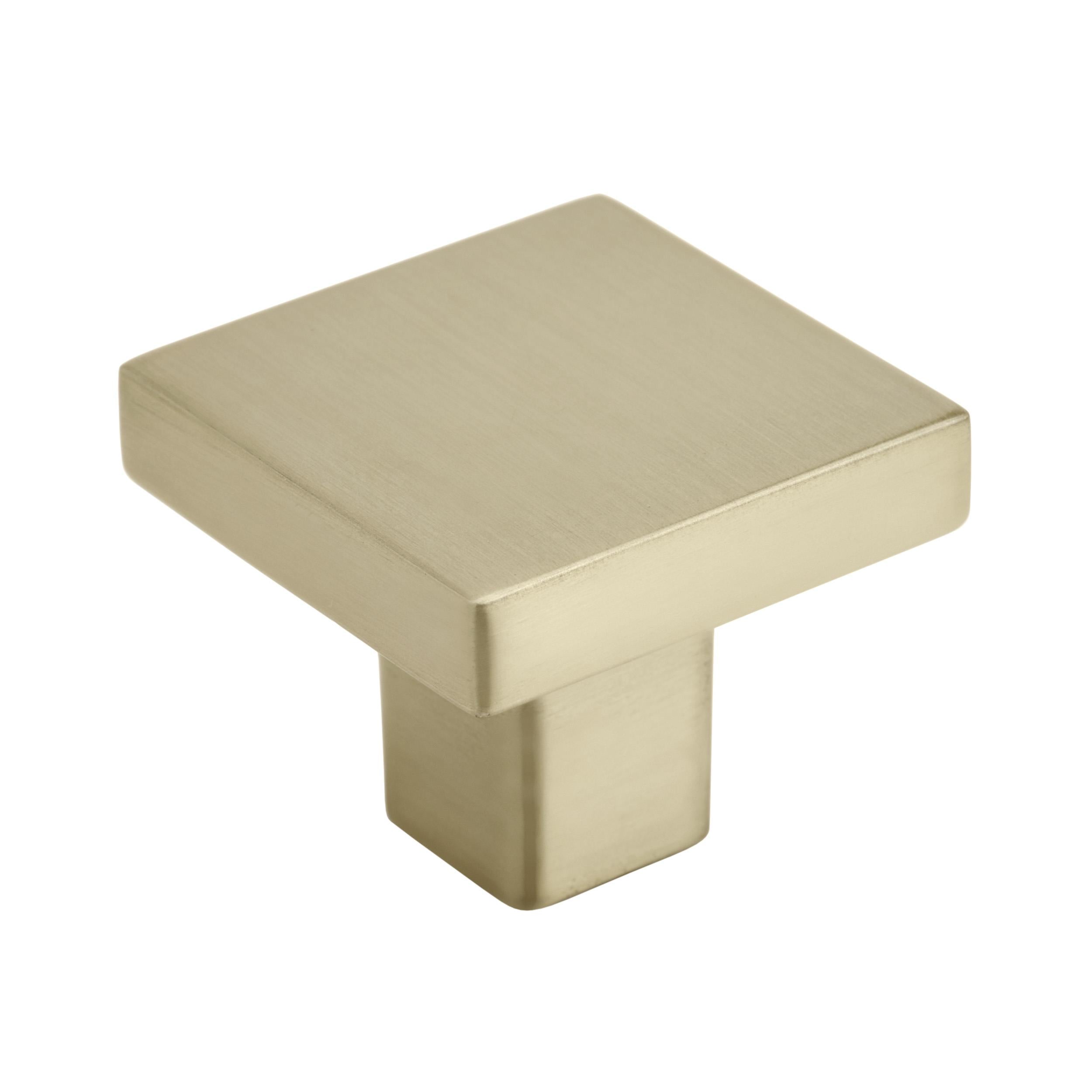 Monument 1-3/16 inch (30mm) Length Golden Champagne Cabinet Knob