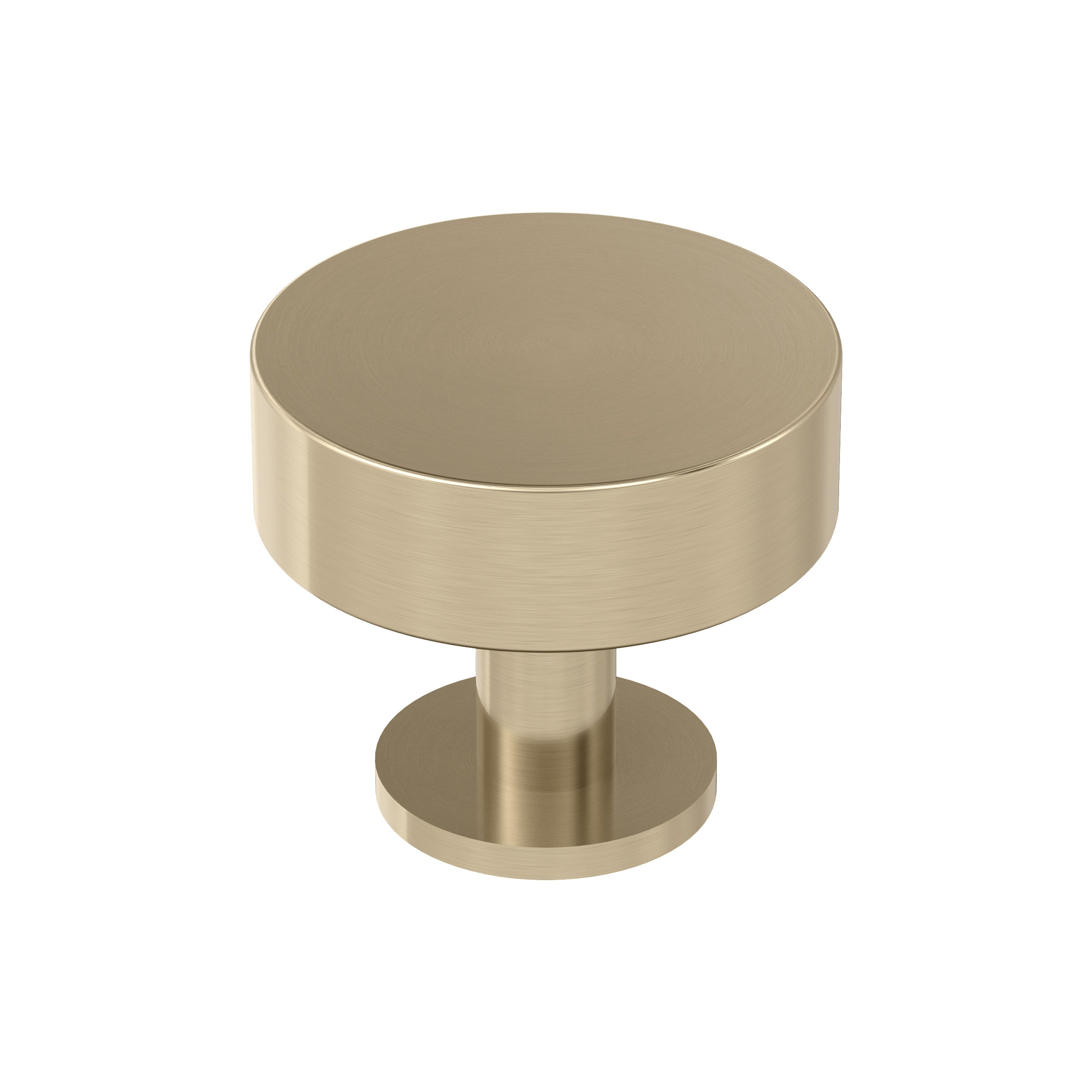 Radius 1-1/4 inch (32mm) Diameter Golden Champagne Cabinet Knob
