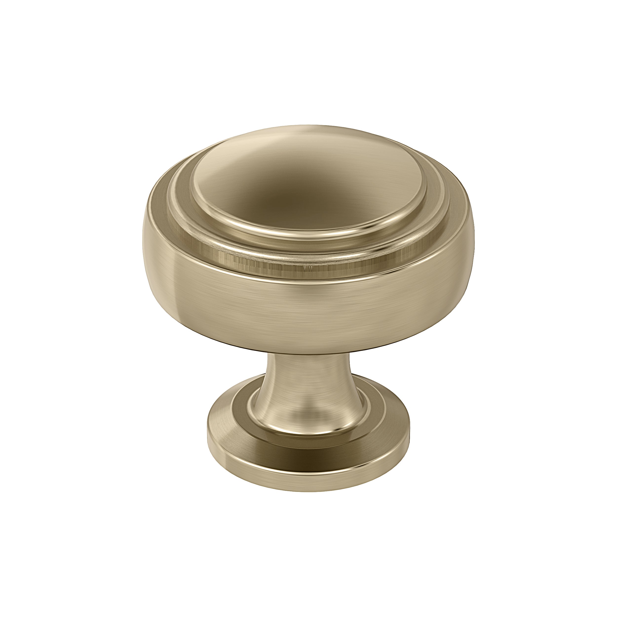 Winsome 1-1/4 inch (32mm) Diameter Golden Champagne Cabinet Knob