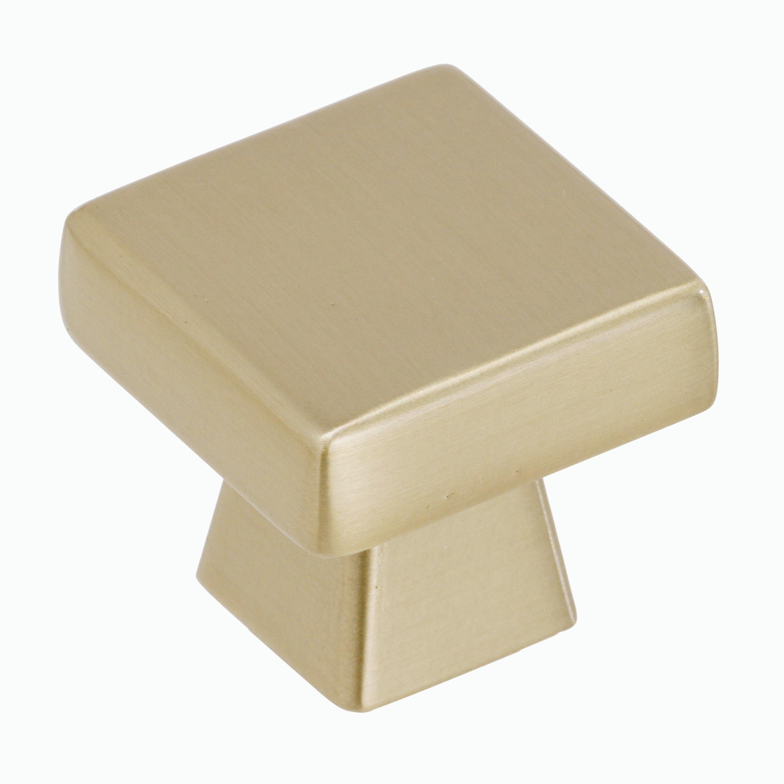 Blackrock 1-3/16 inch (30mm) Length Golden Champagne Cabinet Knob
