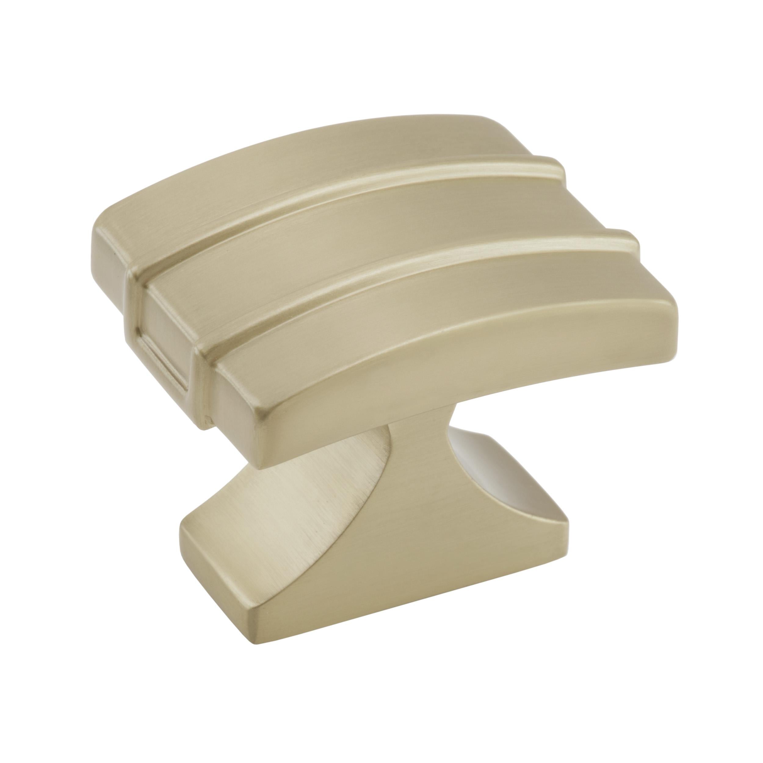 Davenport 1-1/2 inch (38mm) Length Golden Champagne Cabinet Knob