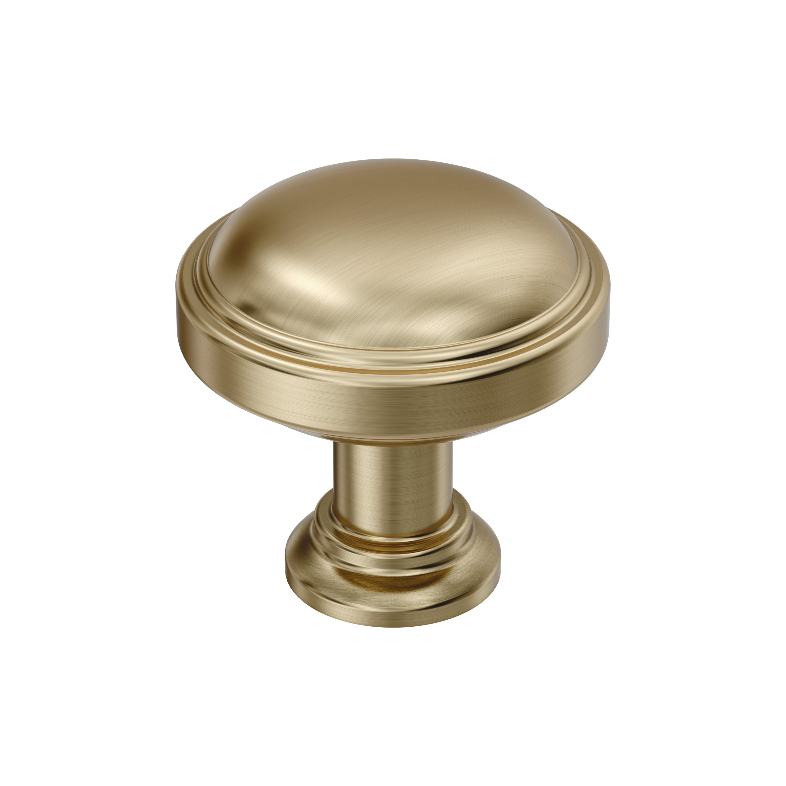 Enlivity 1-1/4 inch (32mm) Diameter Golden Champagne Cabinet Knob