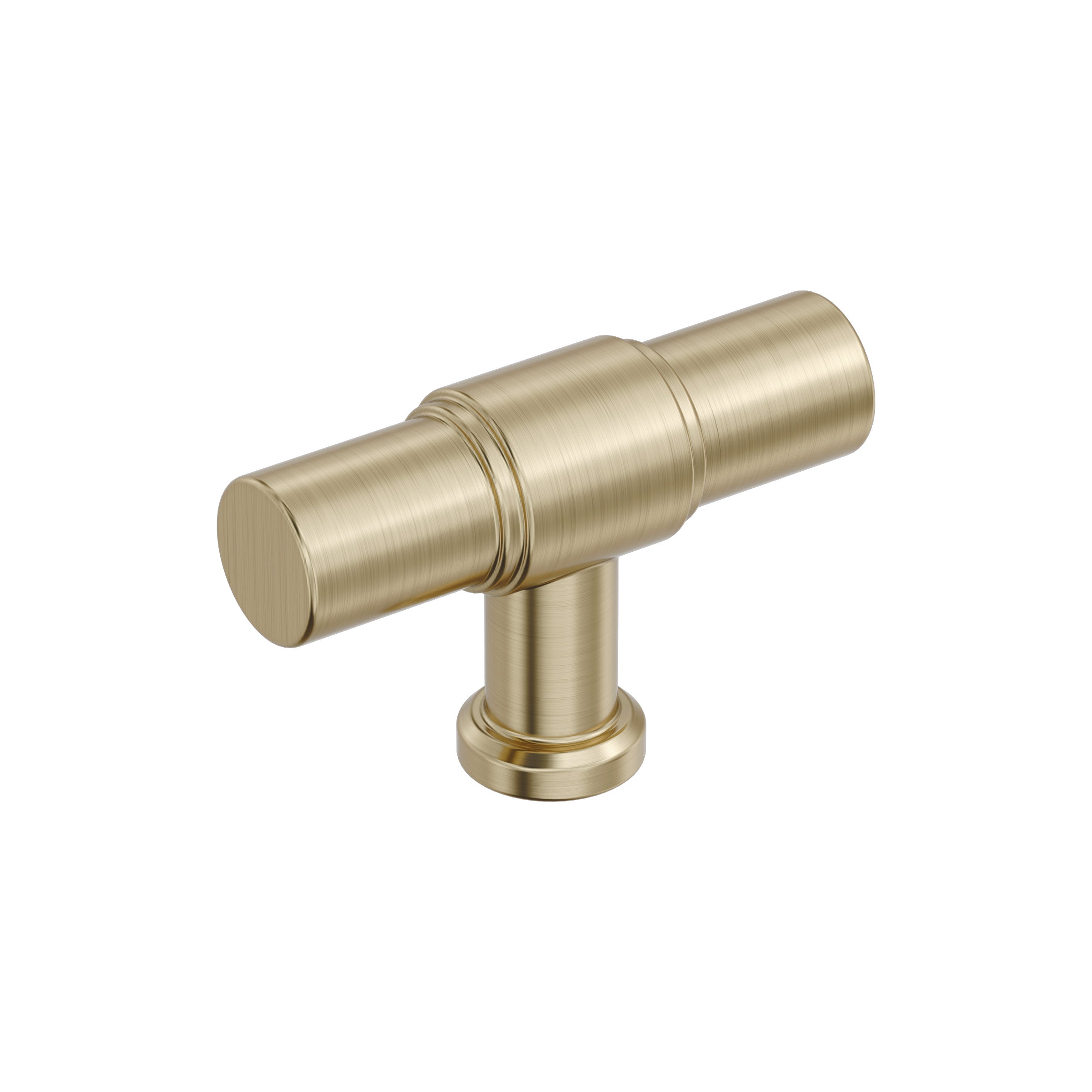Faircrest 2 inch (51mm) Length Golden Champagne Cabinet Knob