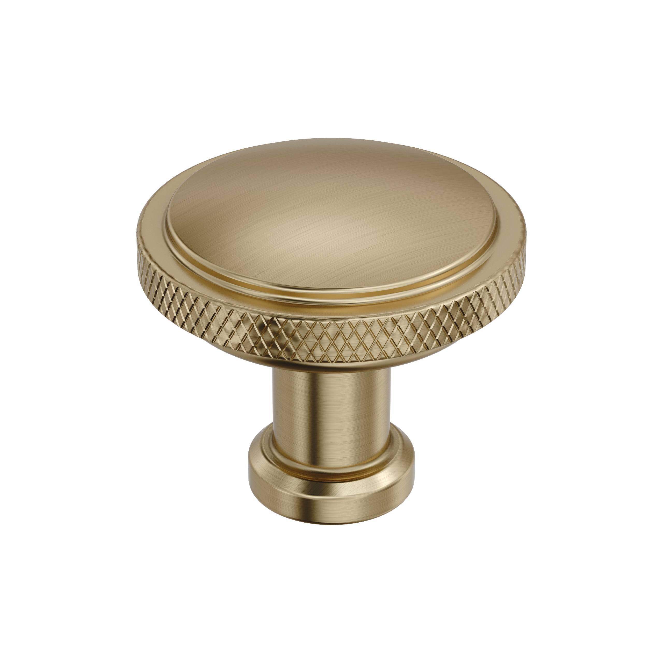 Faraday 1-1/4 inch (32mm) Diameter Golden Champagne Cabinet Knob