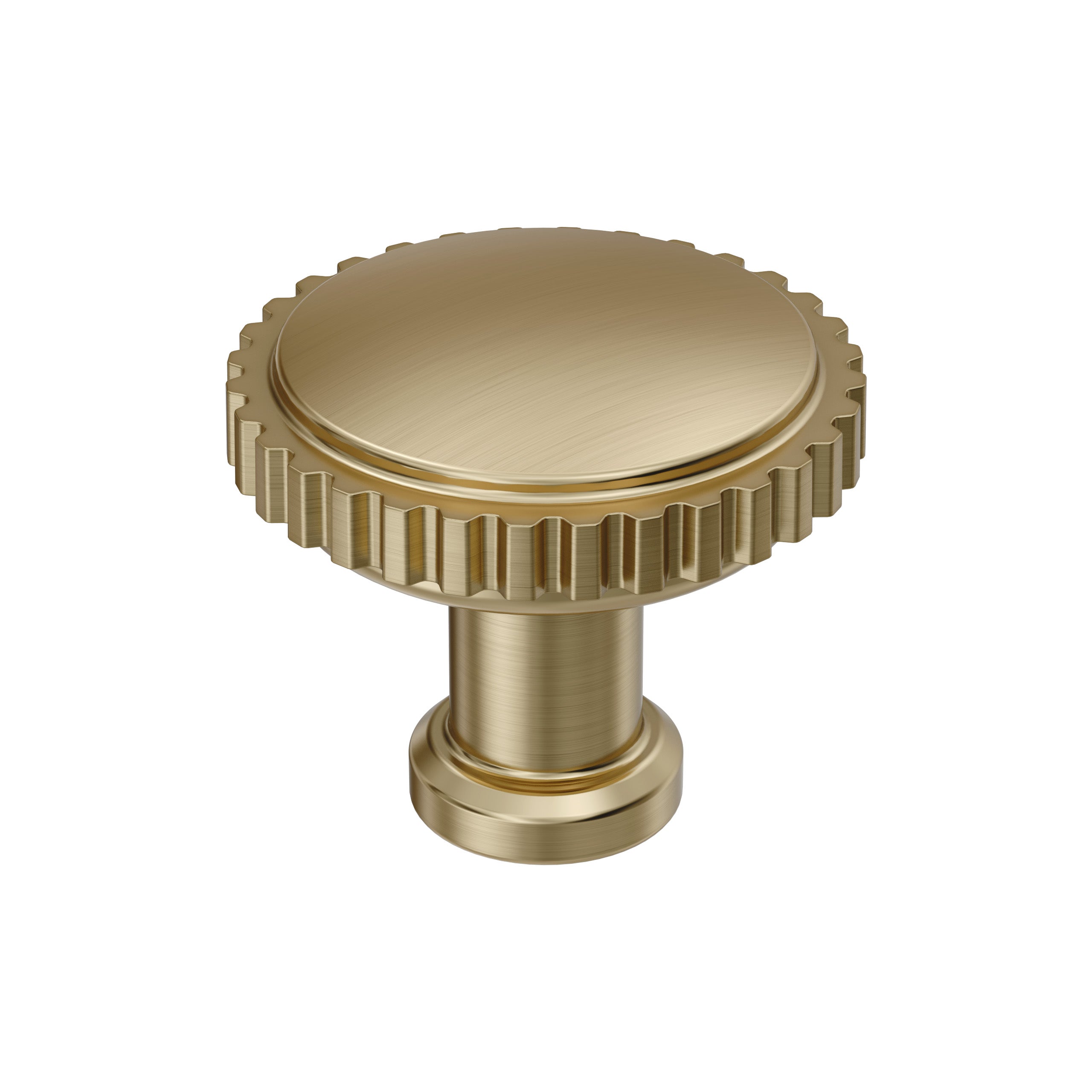 Farewind 1-1/4 inch (32mm) Diameter Golden Champagne Cabinet Knob