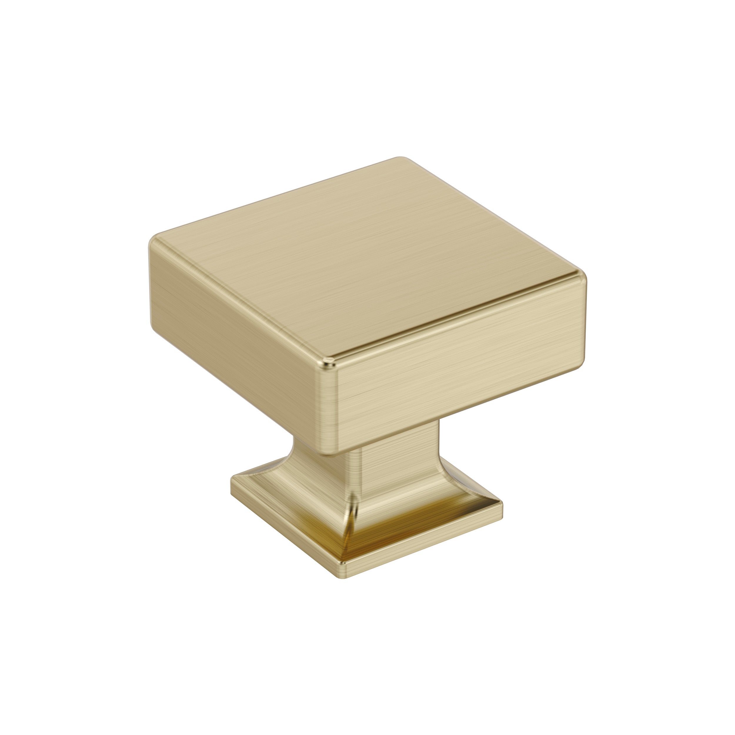Lintel 1-1/4 inch (32mm) Length Golden Champagne Cabinet Knob
