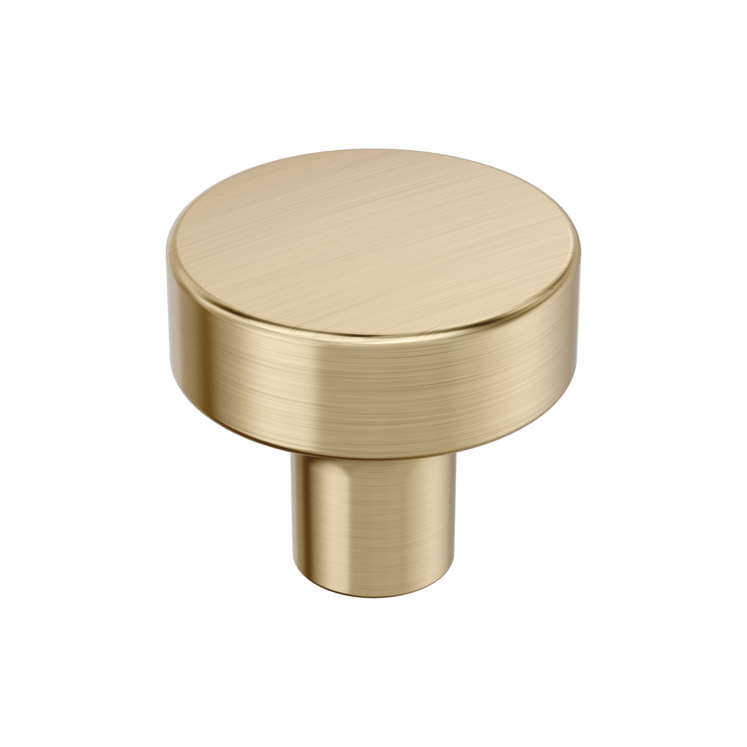 Merced 1-1/4 inch (32mm) Diameter Golden Champagne Cabinet Knob