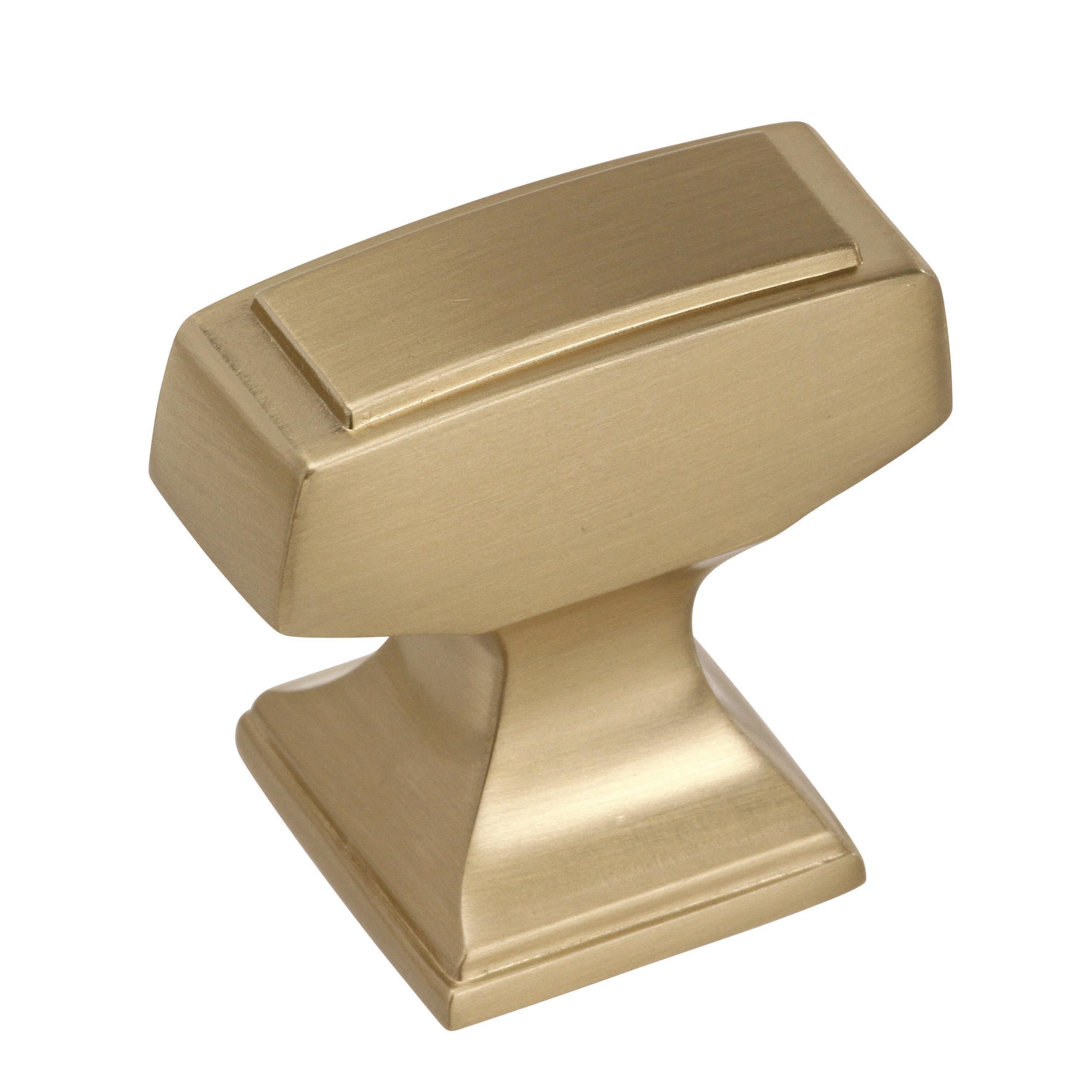 Mulholland 1-1/4 inch (32mm) Length Golden Champagne Cabinet Knob
