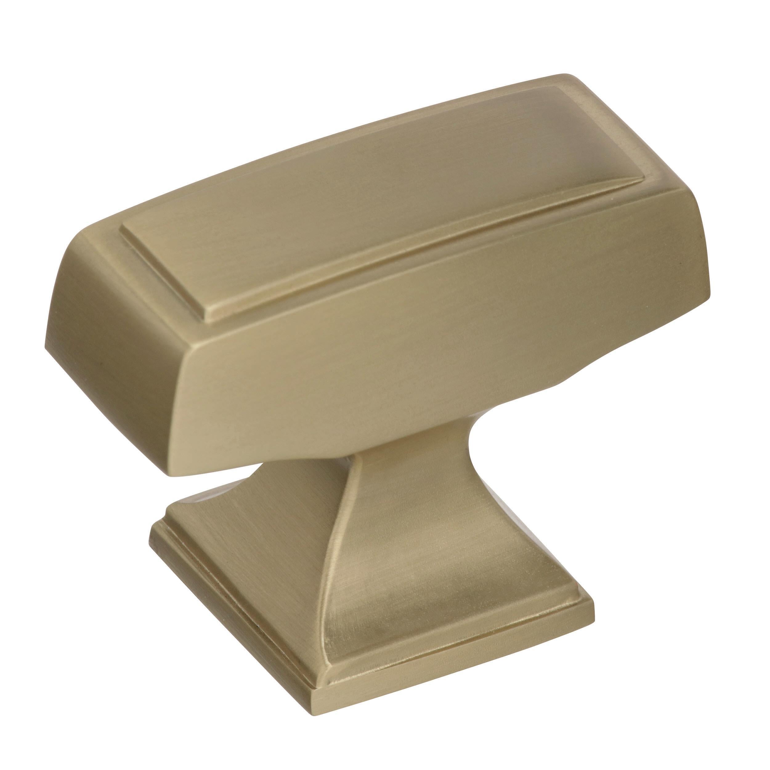 Mulholland 1-1/2 inch (38mm) Length Golden Champagne Cabinet Knob
