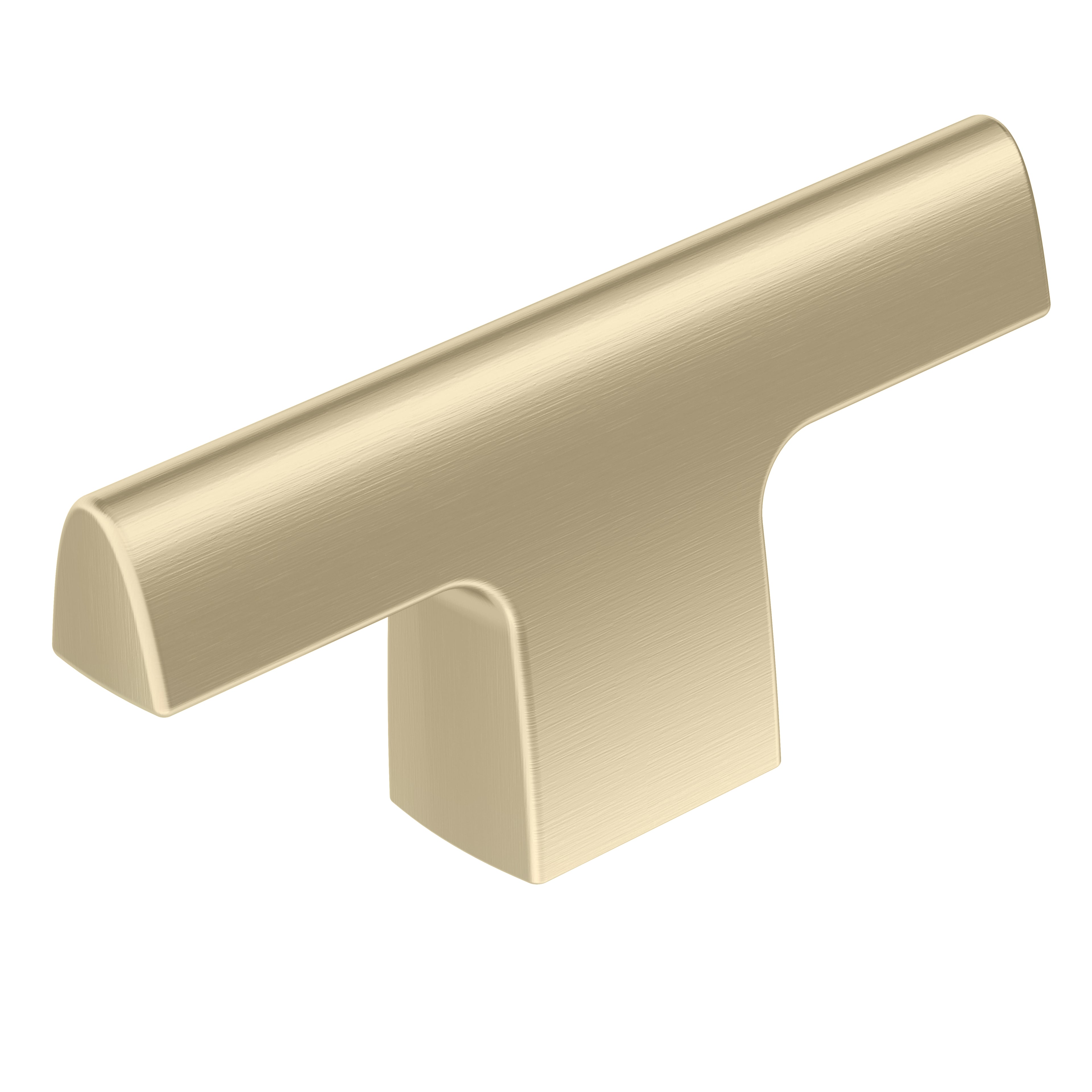Riva 2-1/2 inch (64mm) Length Golden Champagne Cabinet Knob