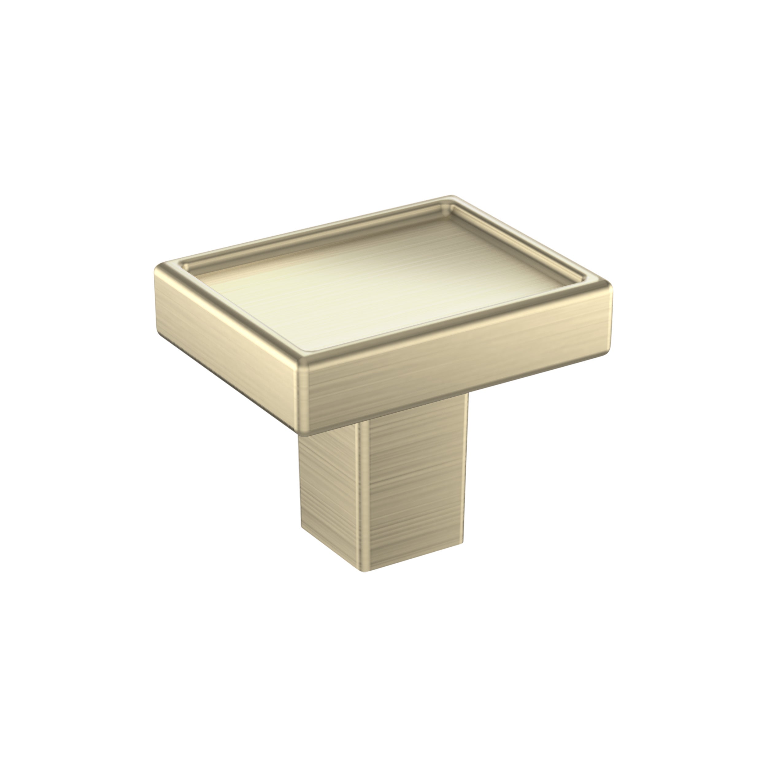 Rockhurst 1-1/4 inch (32mm) Length Golden Champagne Cabinet Knob