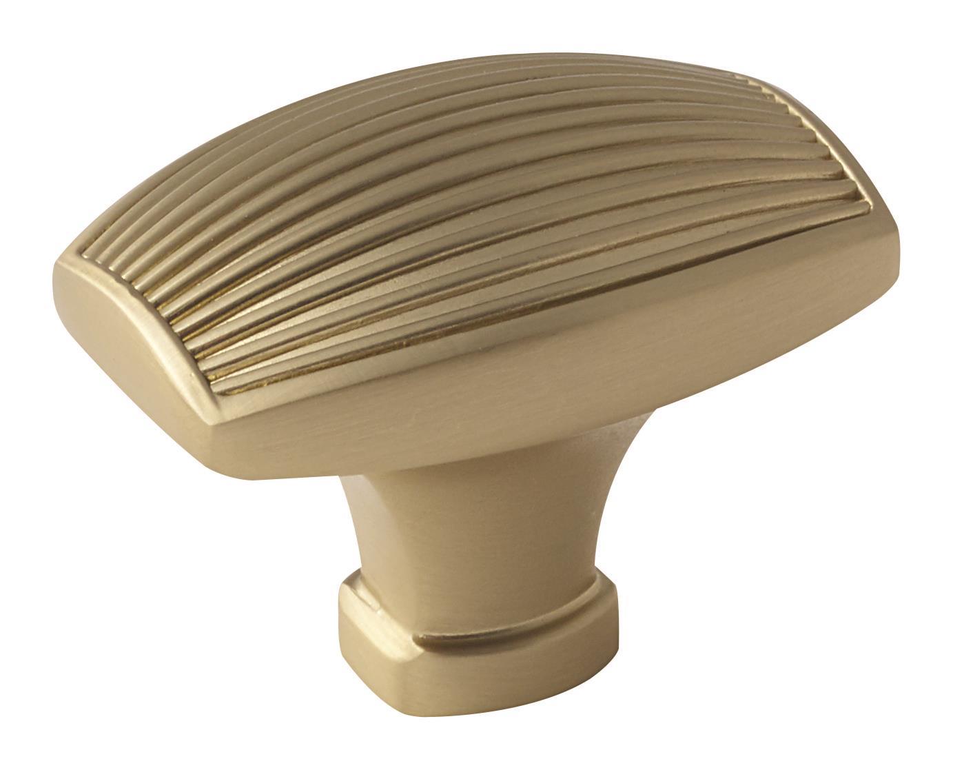 Sea Grass 1-1/2 inch (38mm) Length Golden Champagne Cabinet Knob
