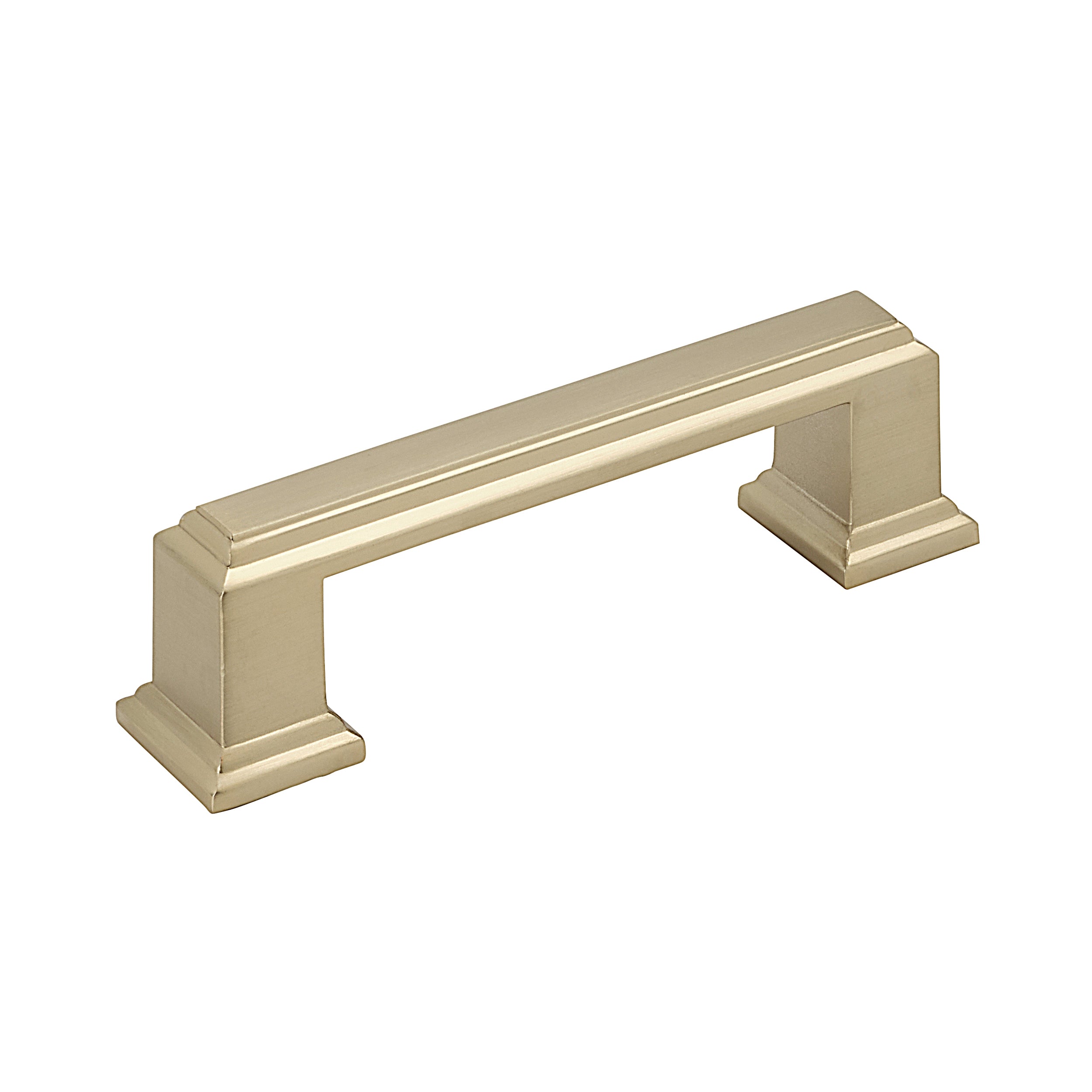 Appoint 3 inch (76mm) Center-to-Center Golden Champagne Cabinet Pull