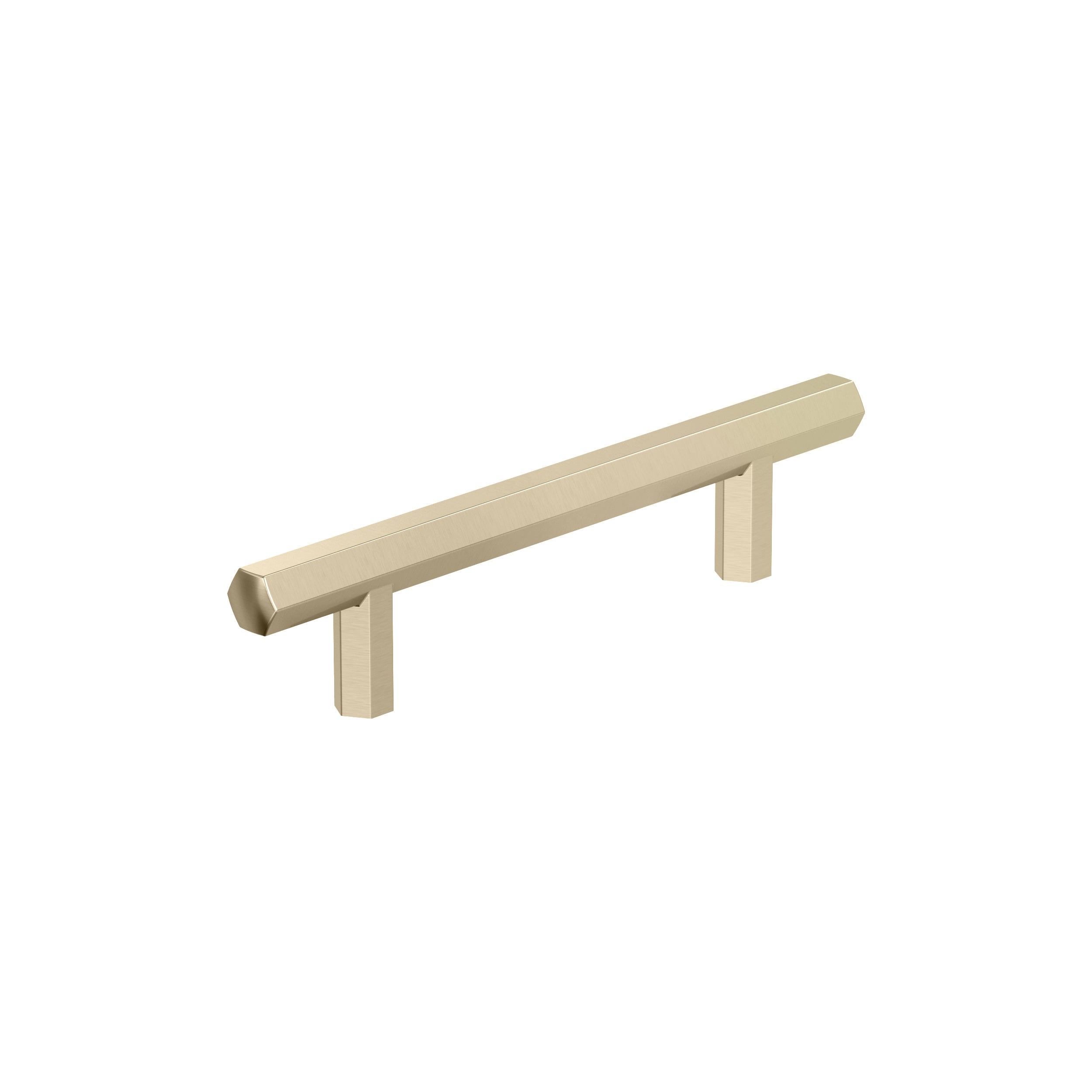 Caliber 3-3/4 inch (96mm) Center-to-Center Golden Champagne Cabinet Pull