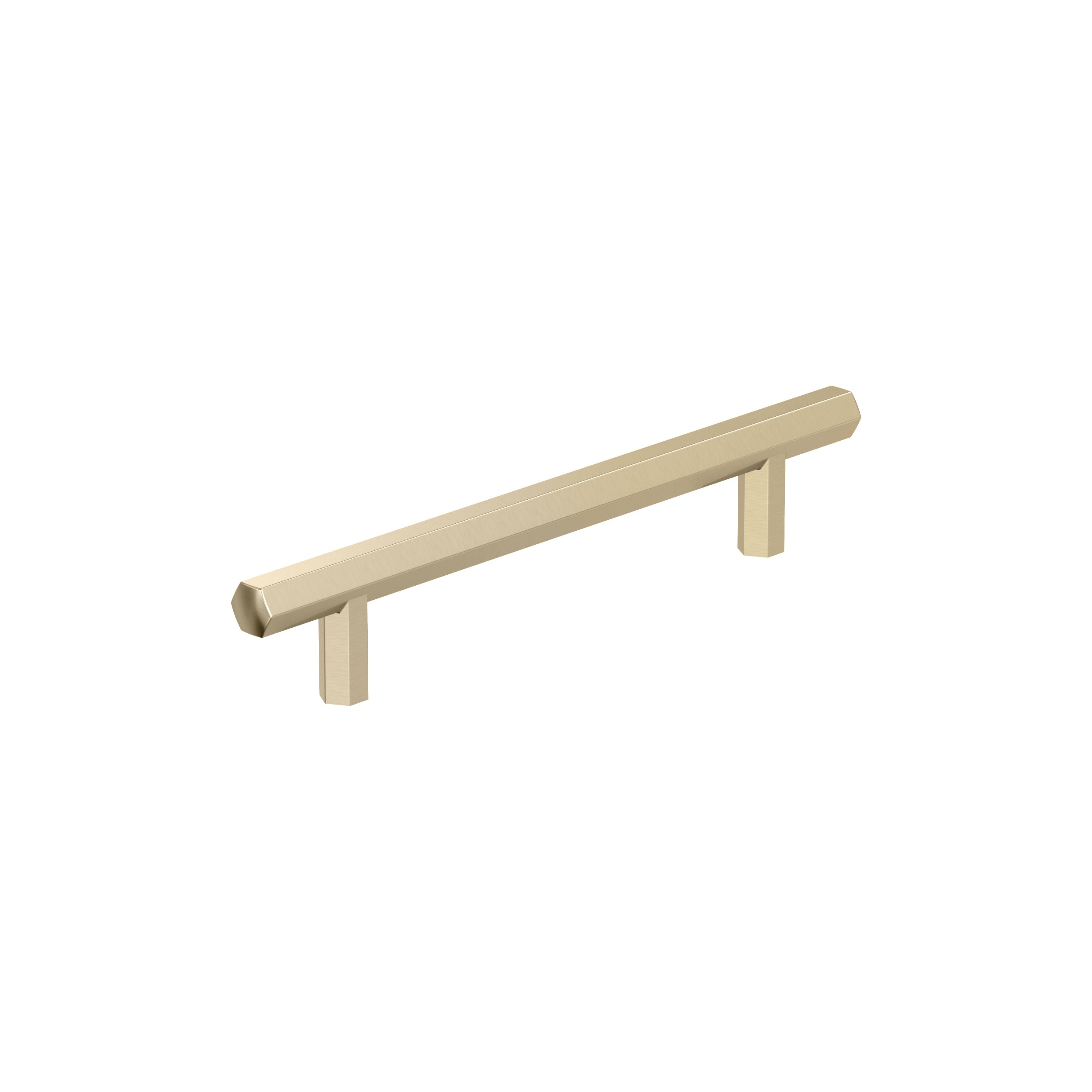 Caliber 5-1/16 inch (128mm) Center-to-Center Golden Champagne Cabinet Pull