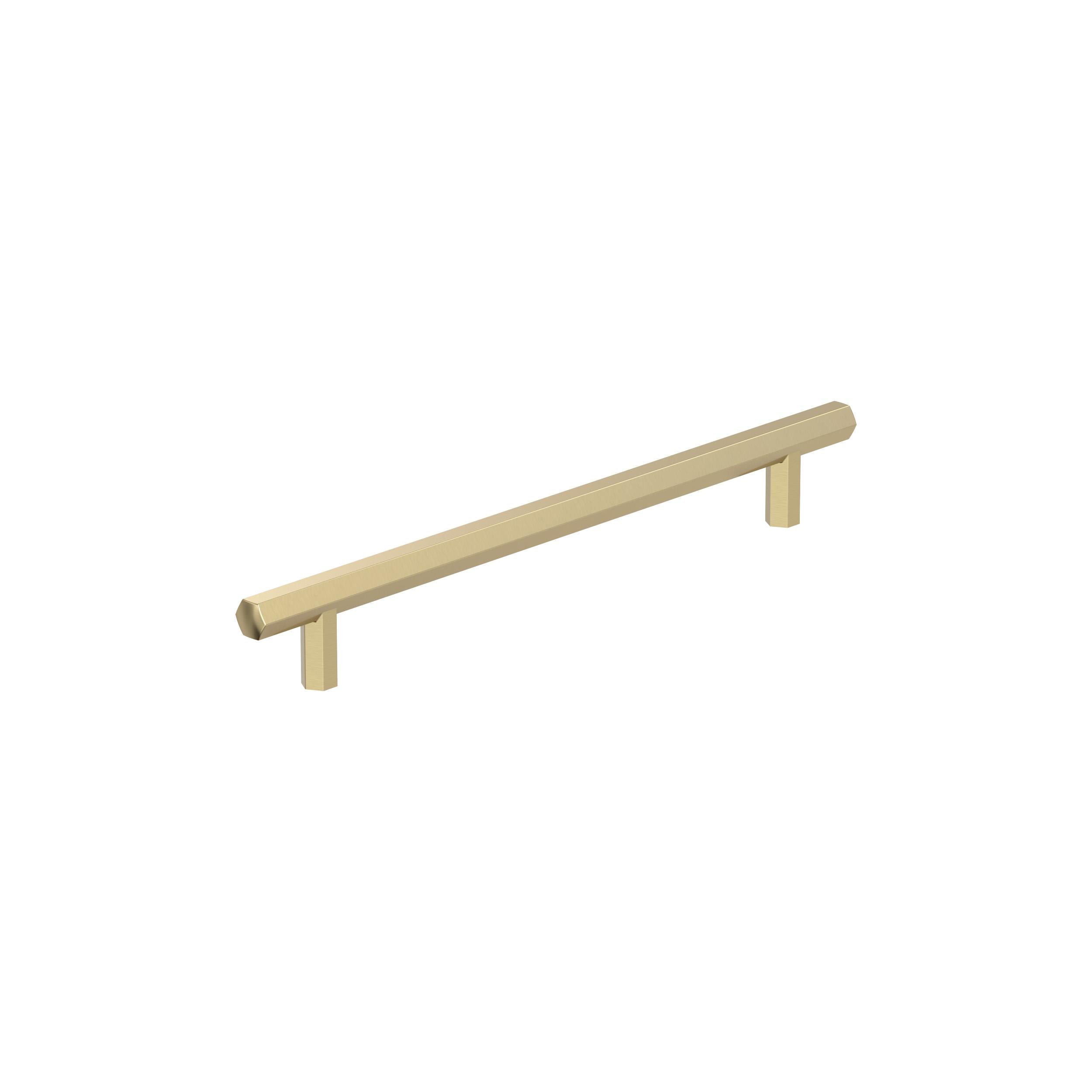 Caliber 7-9/16 inch (192mm) Center-to-Center Golden Champagne Cabinet Pull